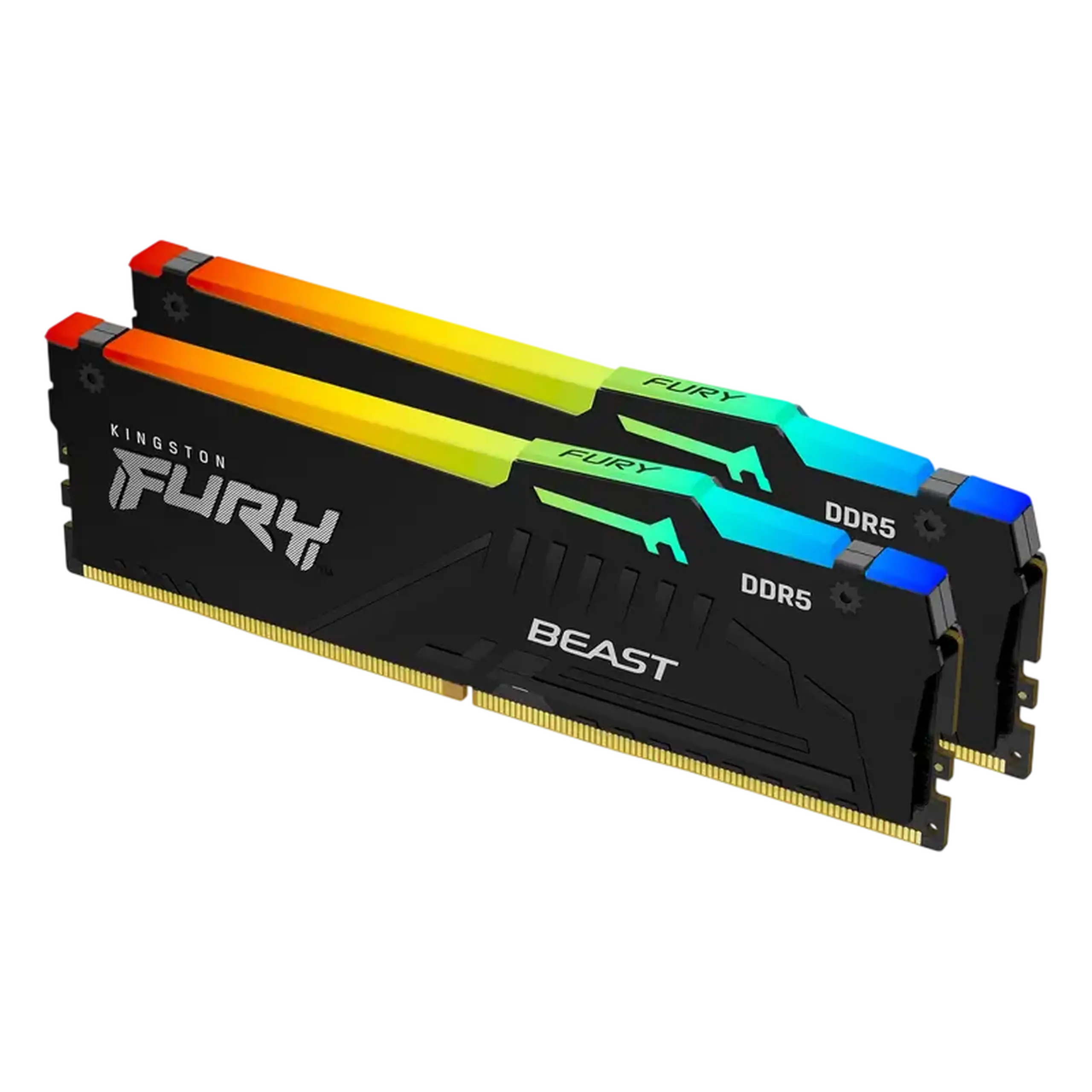 Memorie RAM Kingston FURY Beast RGB, DDR5 SDRAM, 6000 MHz, 16GB, KF560C36BBEAK2-16