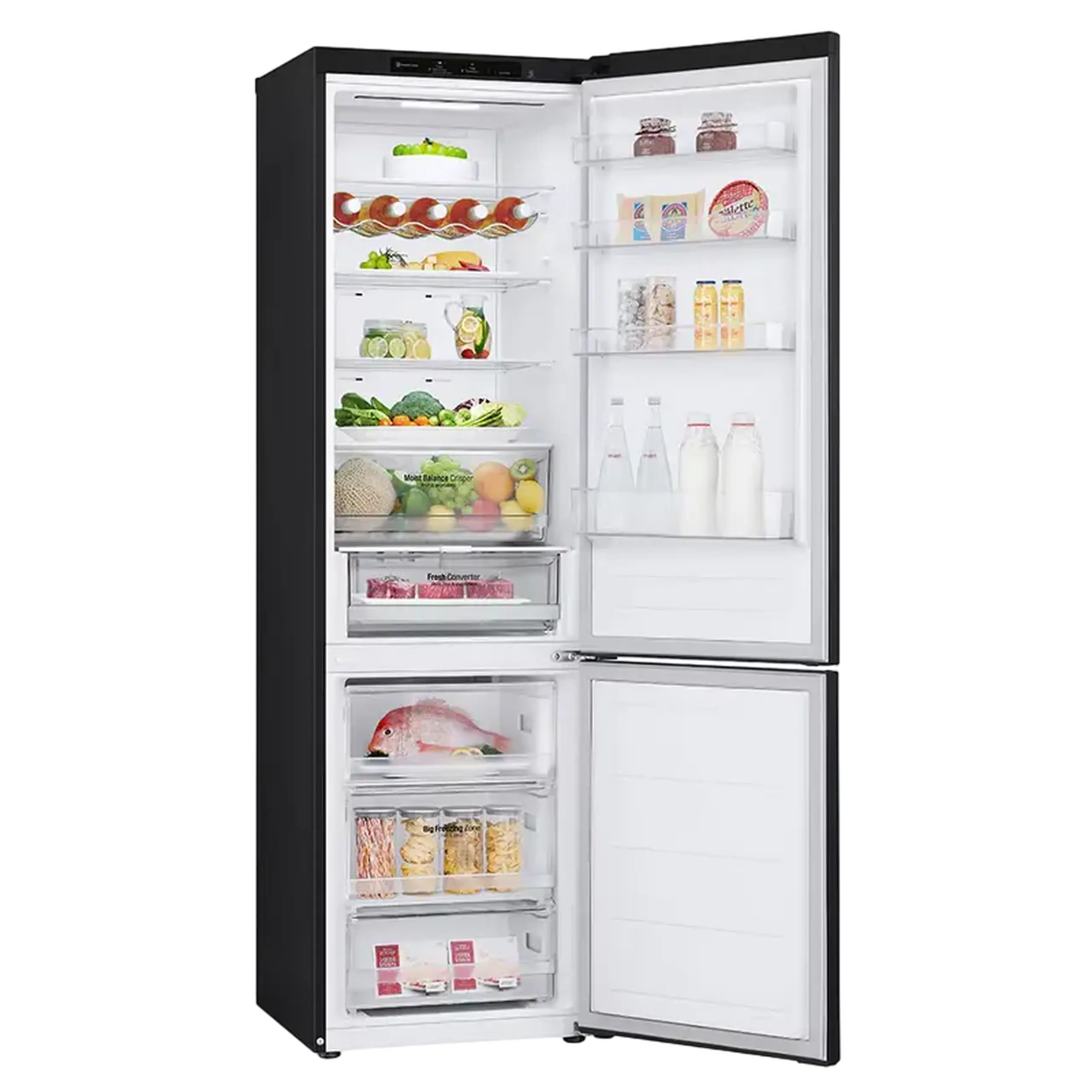 Frigider LG GBV3200DEP, Graphite Black