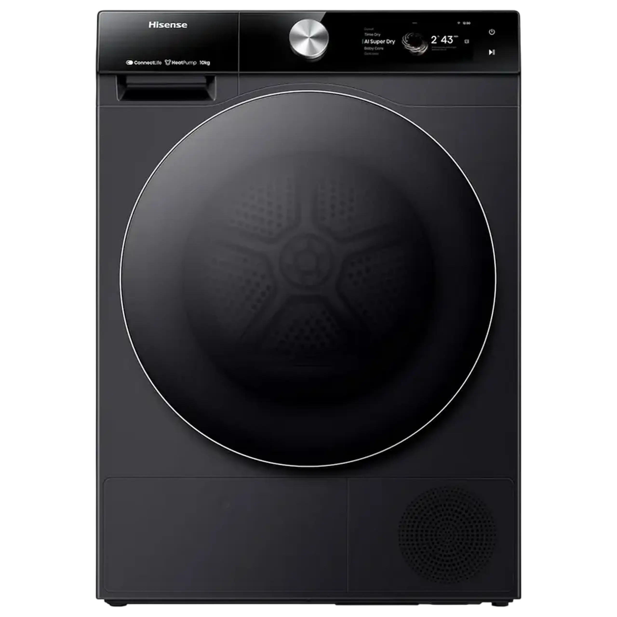 Uscător de rufe Hisense DH7S107BB, 10kg, Negru