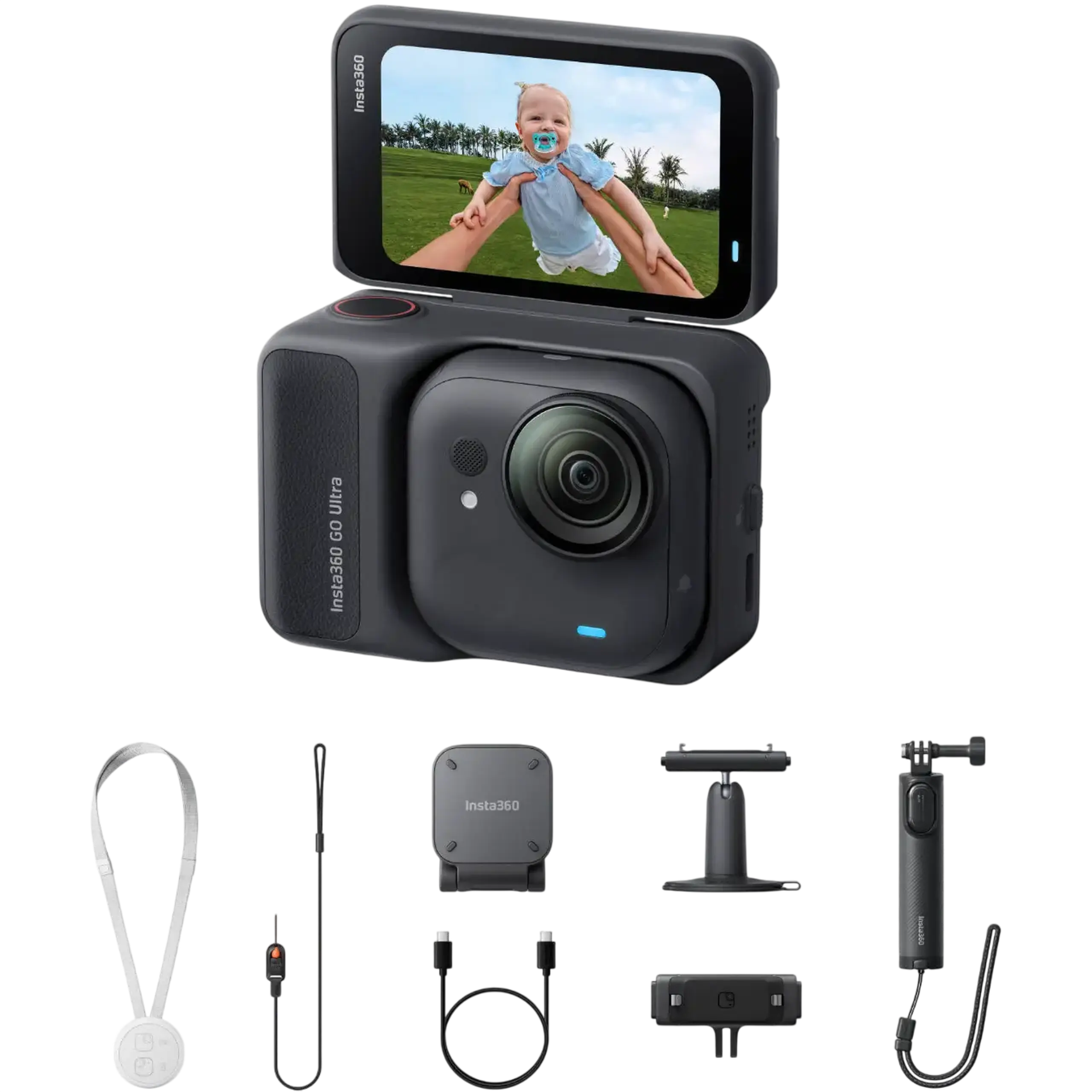 Cameră Video Sport Insta360 GO Creator, Negru