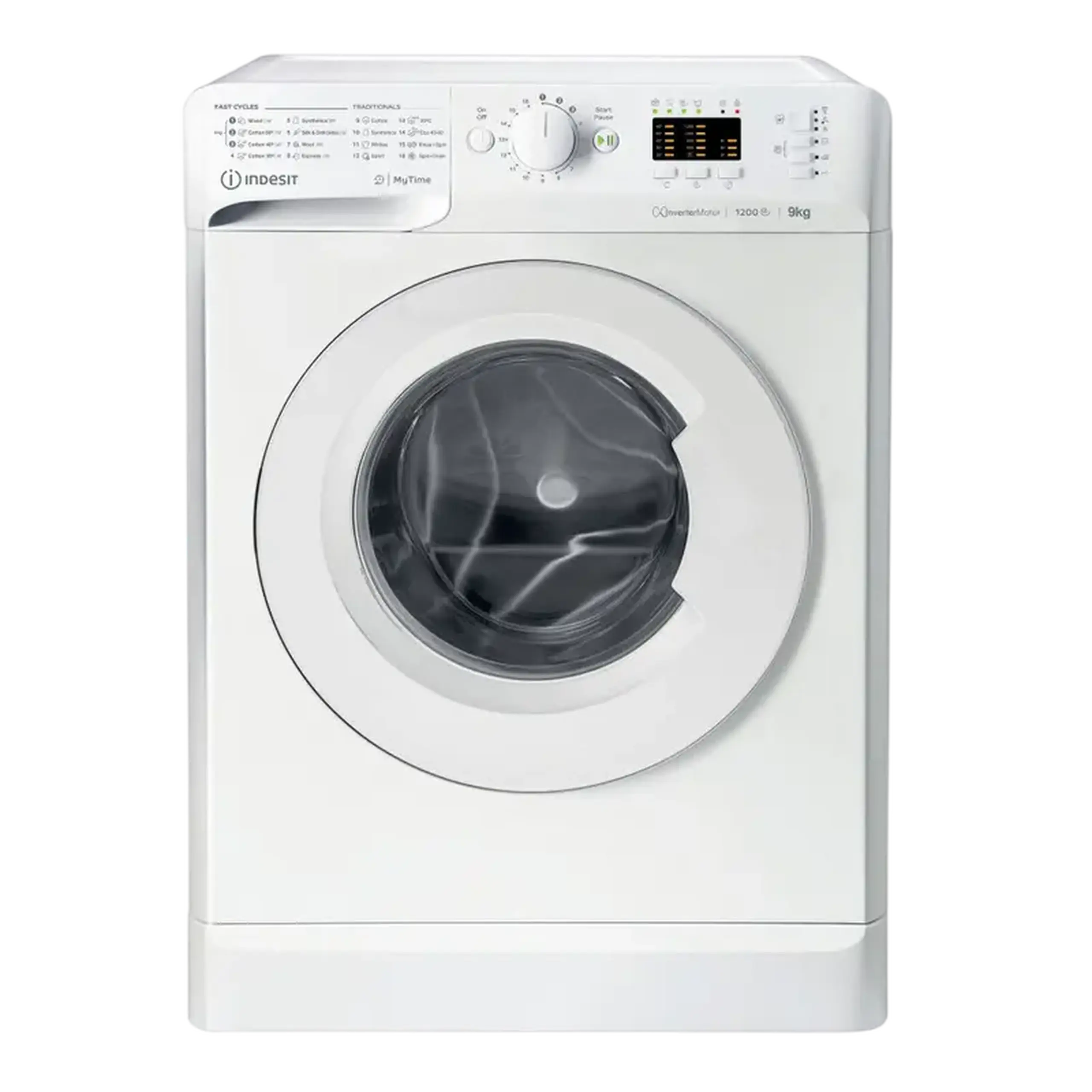 Mașină de spălat Indesit MTWA 91284 W EE, 9kg, Alb