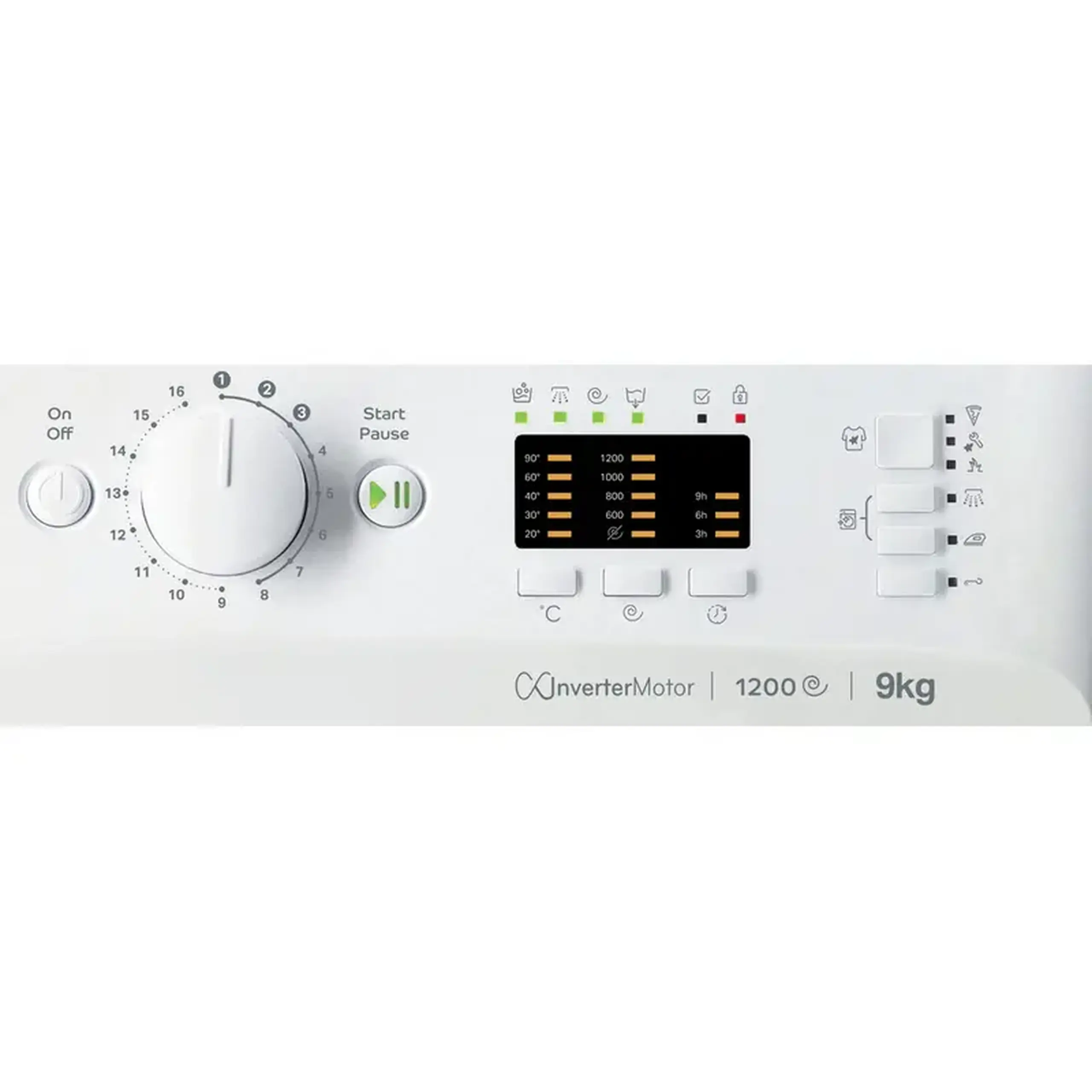 Mașină de spălat Indesit MTWA 91284 W EE, 9kg, Alb