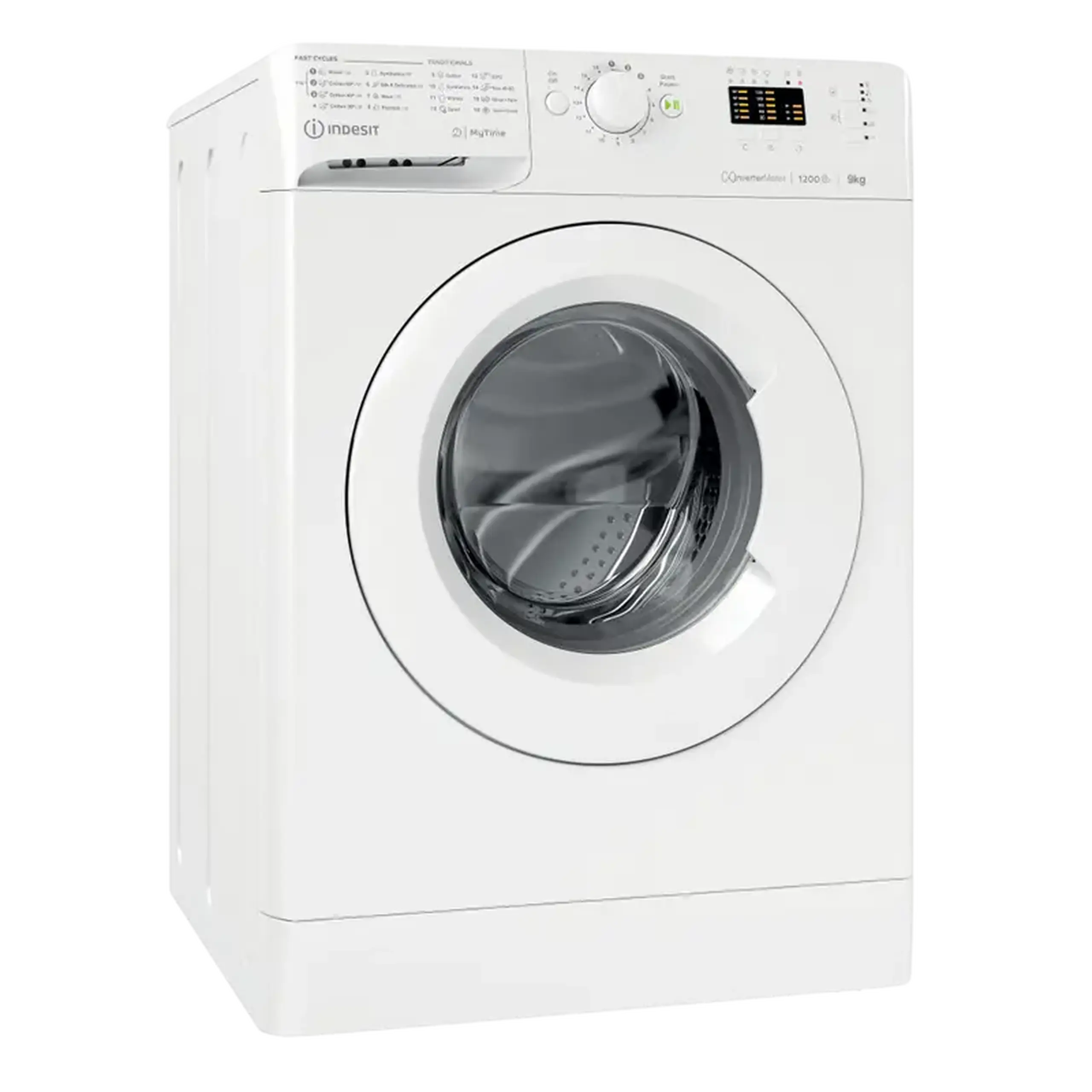 Mașină de spălat Indesit MTWA 91284 W EE, 9kg, Alb