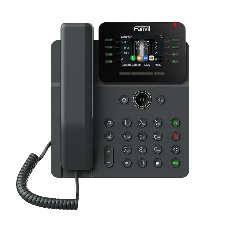 Telefon IP Fanvil X1SP, Negru - telefon ip fanvil v62w gri inchis