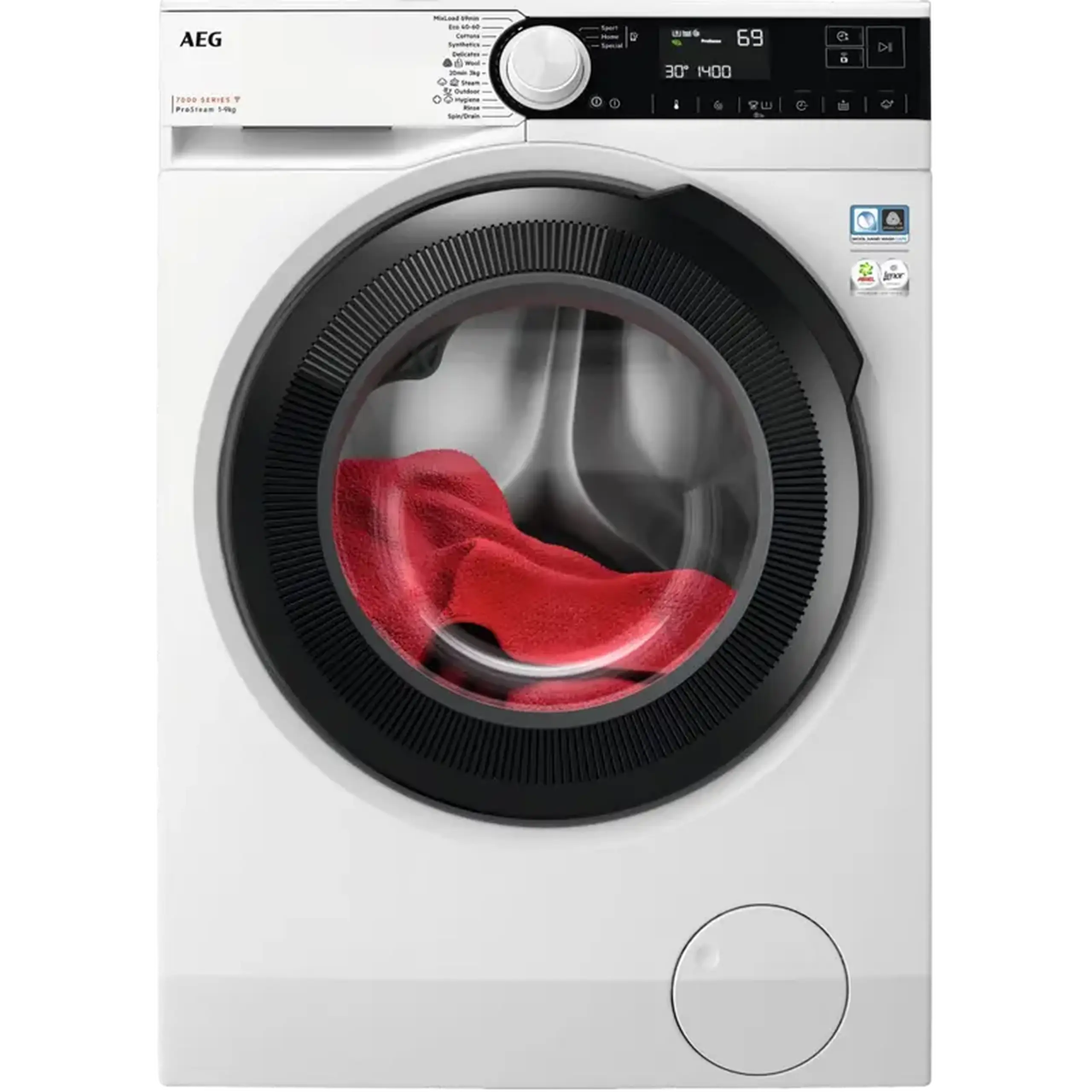 Mașină de spălat AEG LFR73944CE, 9kg, Alb