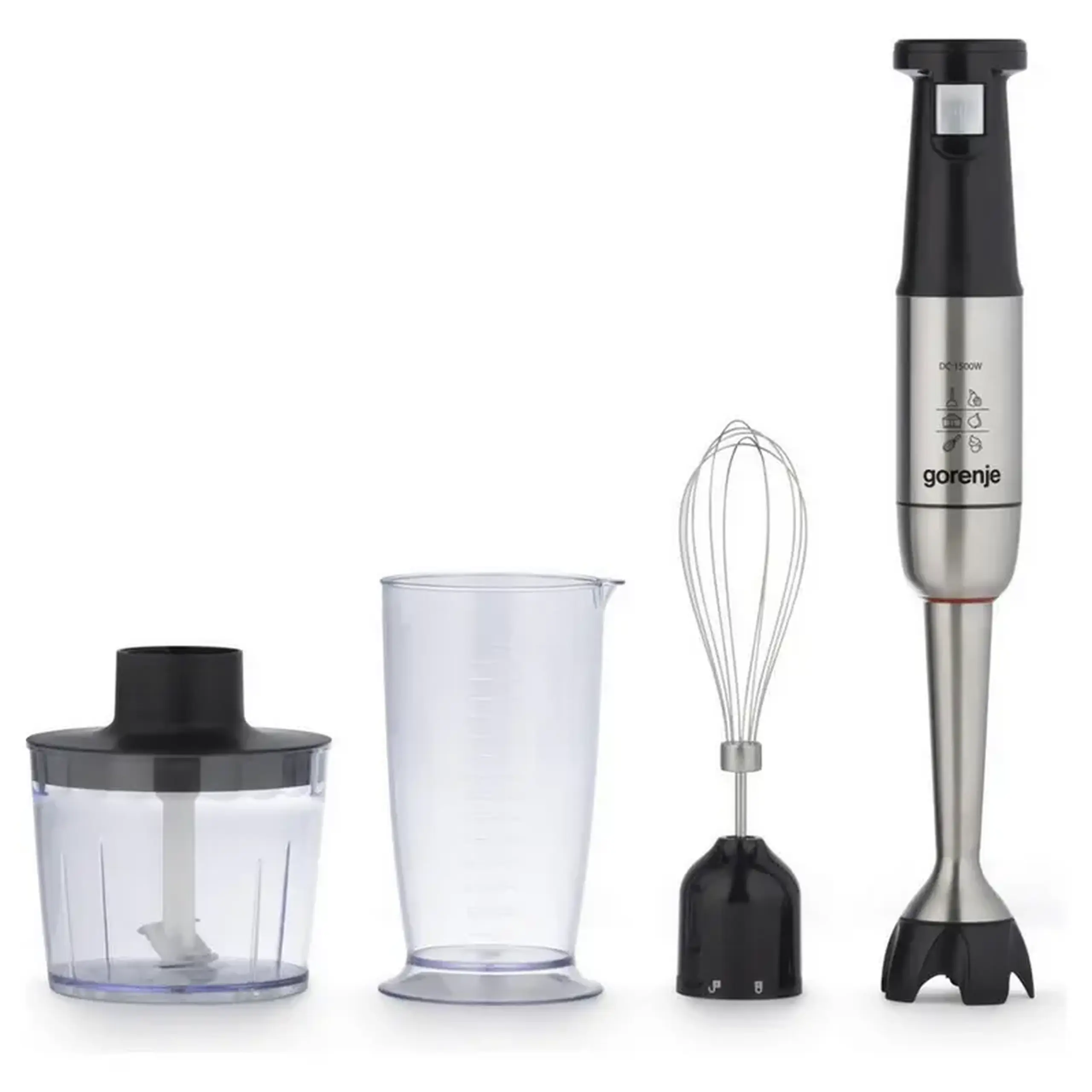 Blender de mână Gorenje HBX1500VS, Oțel inoxidabil