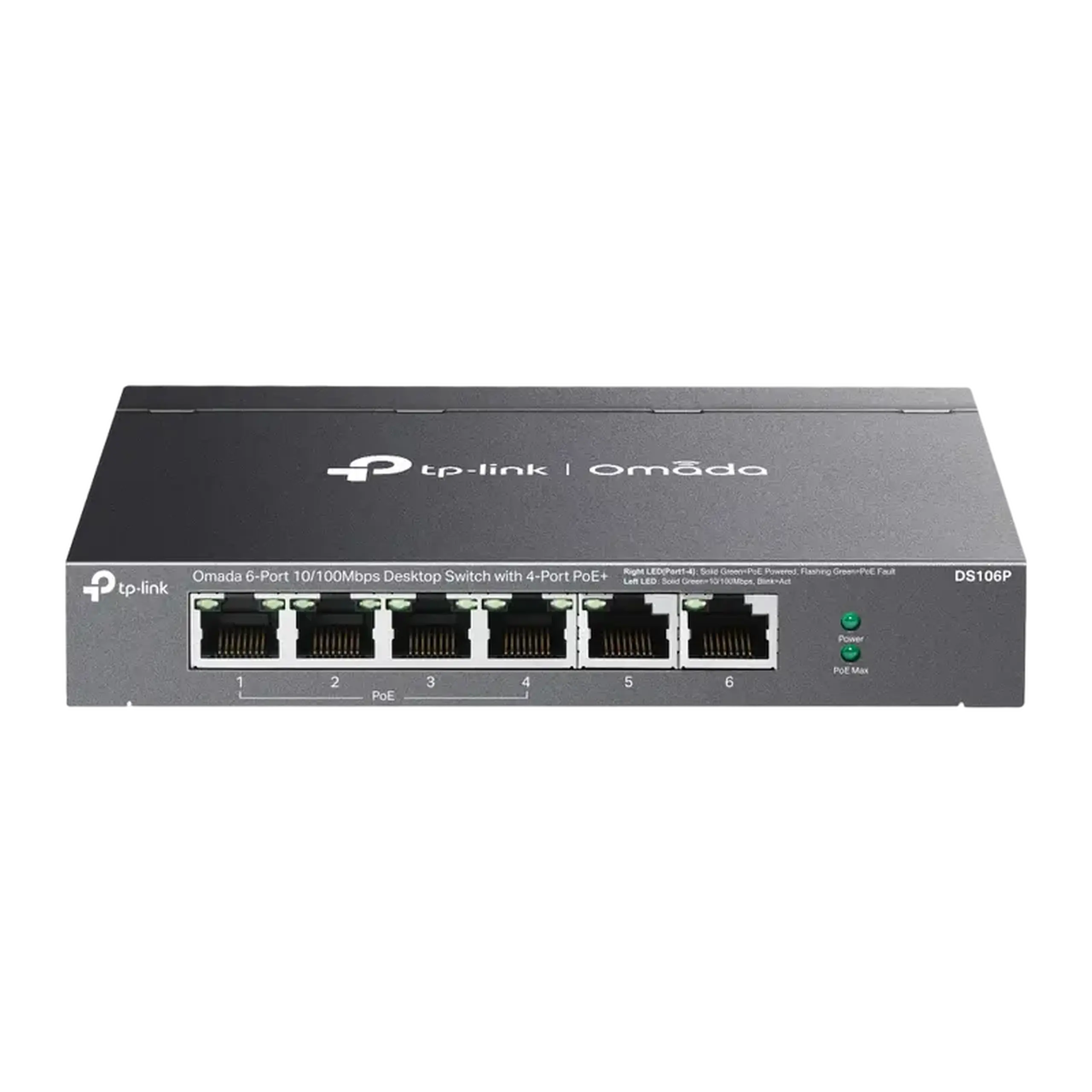 Switch de rețea TP-LINK DS106P, 4x IEEE 802.3af/at PoE+