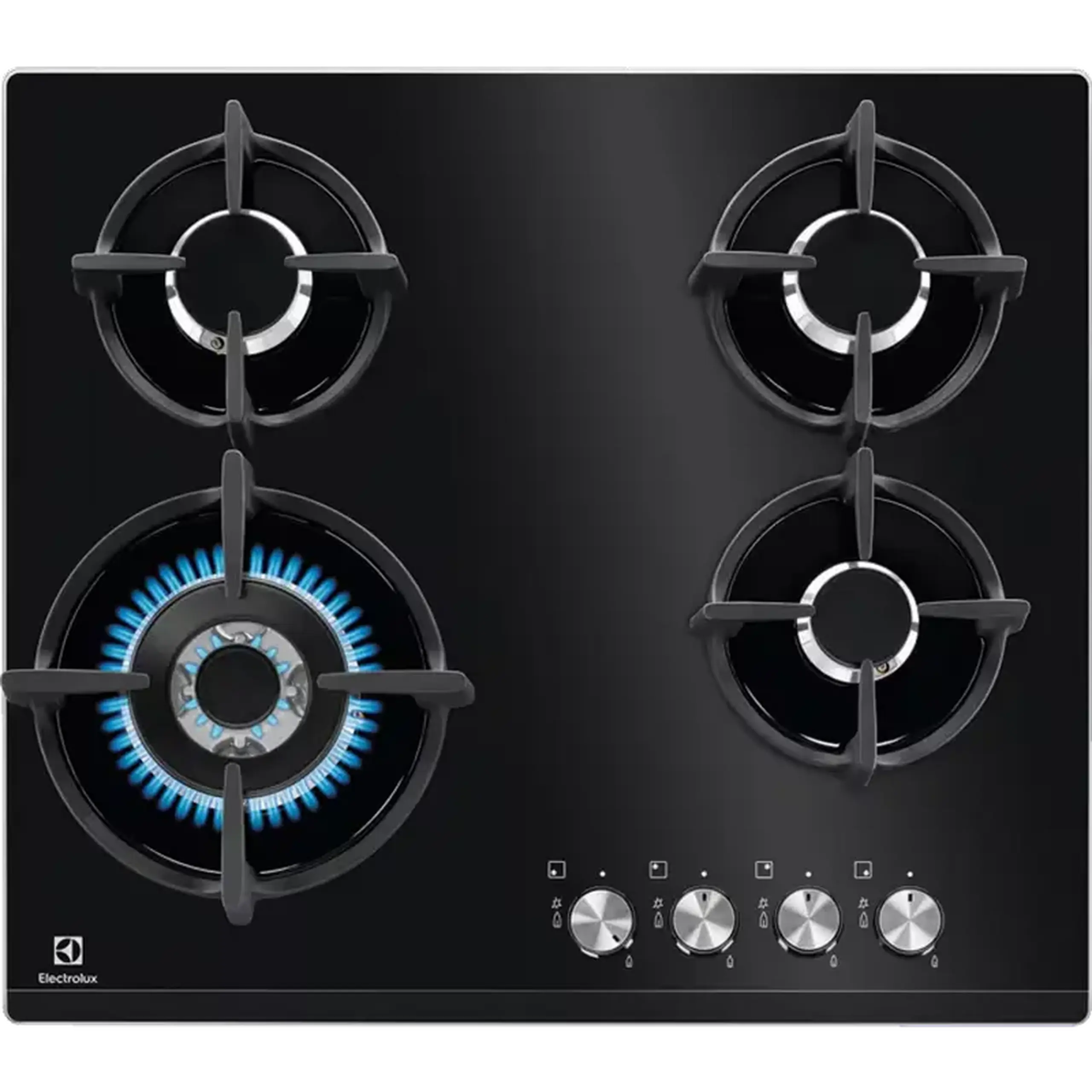 Plită pe gaz Electrolux KGG6437K, Negru