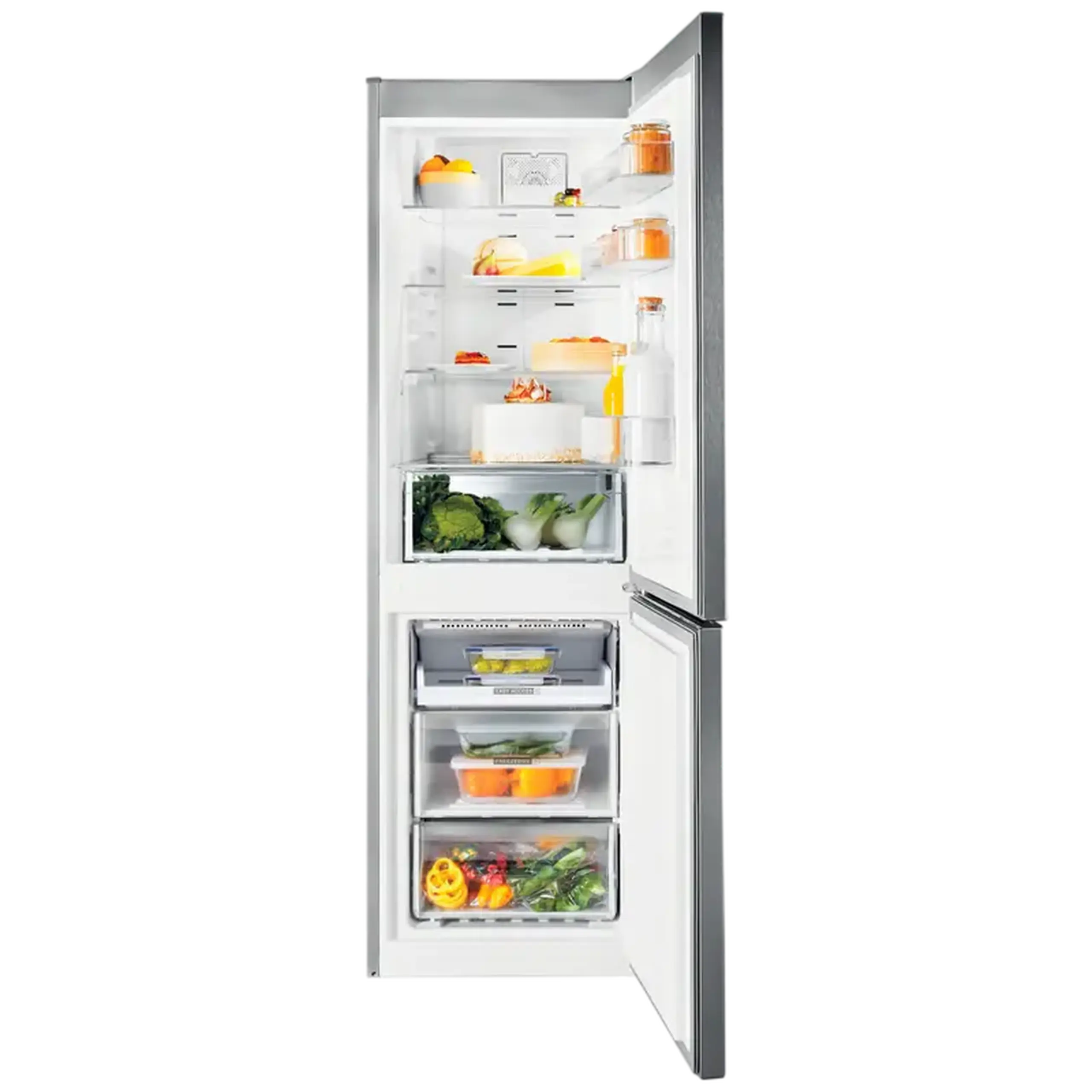 Frigider Whirlpool WFNF 82E OX, Oțel inoxidabil