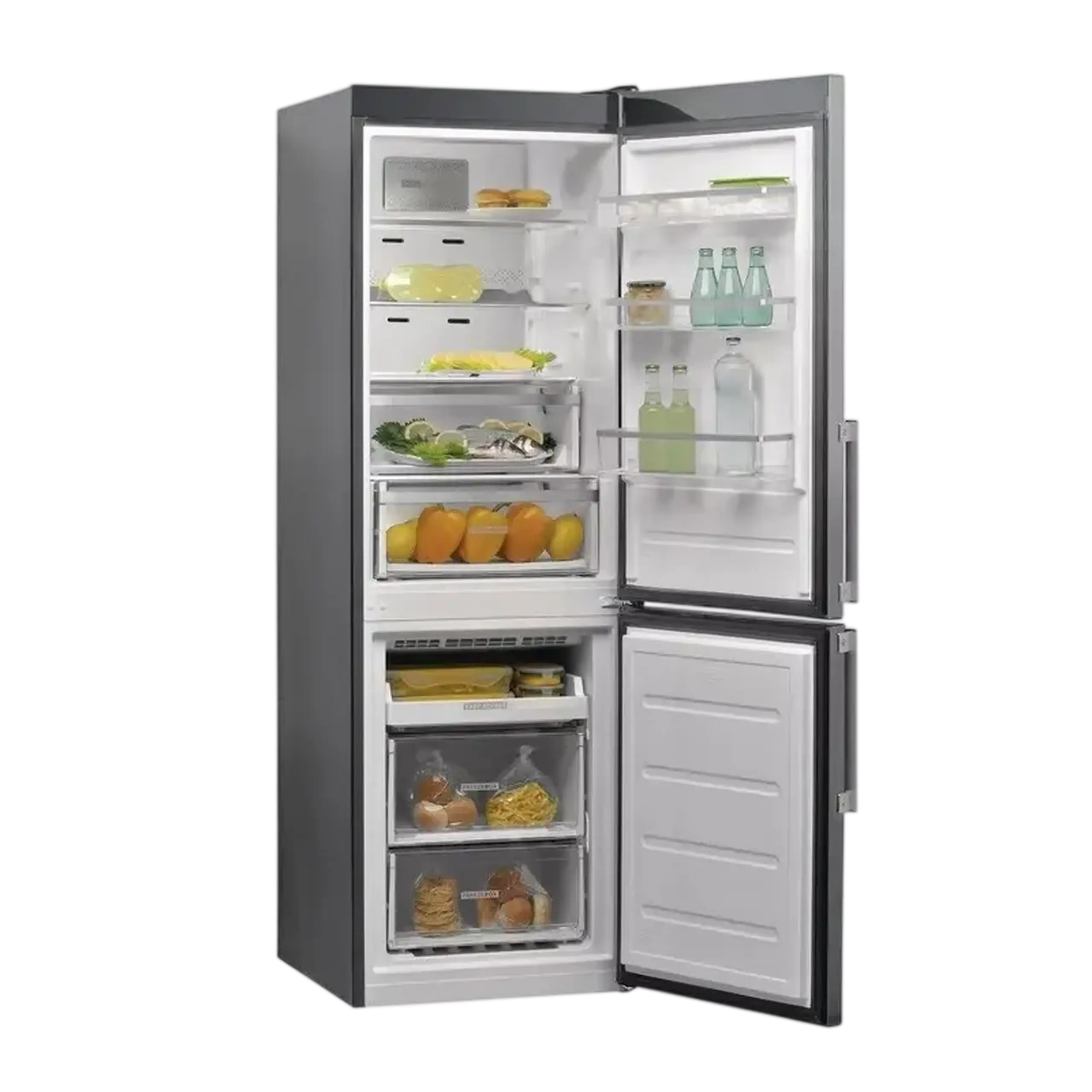 Frigider Whirlpool W9 821A OX H, Oțel inoxidabil