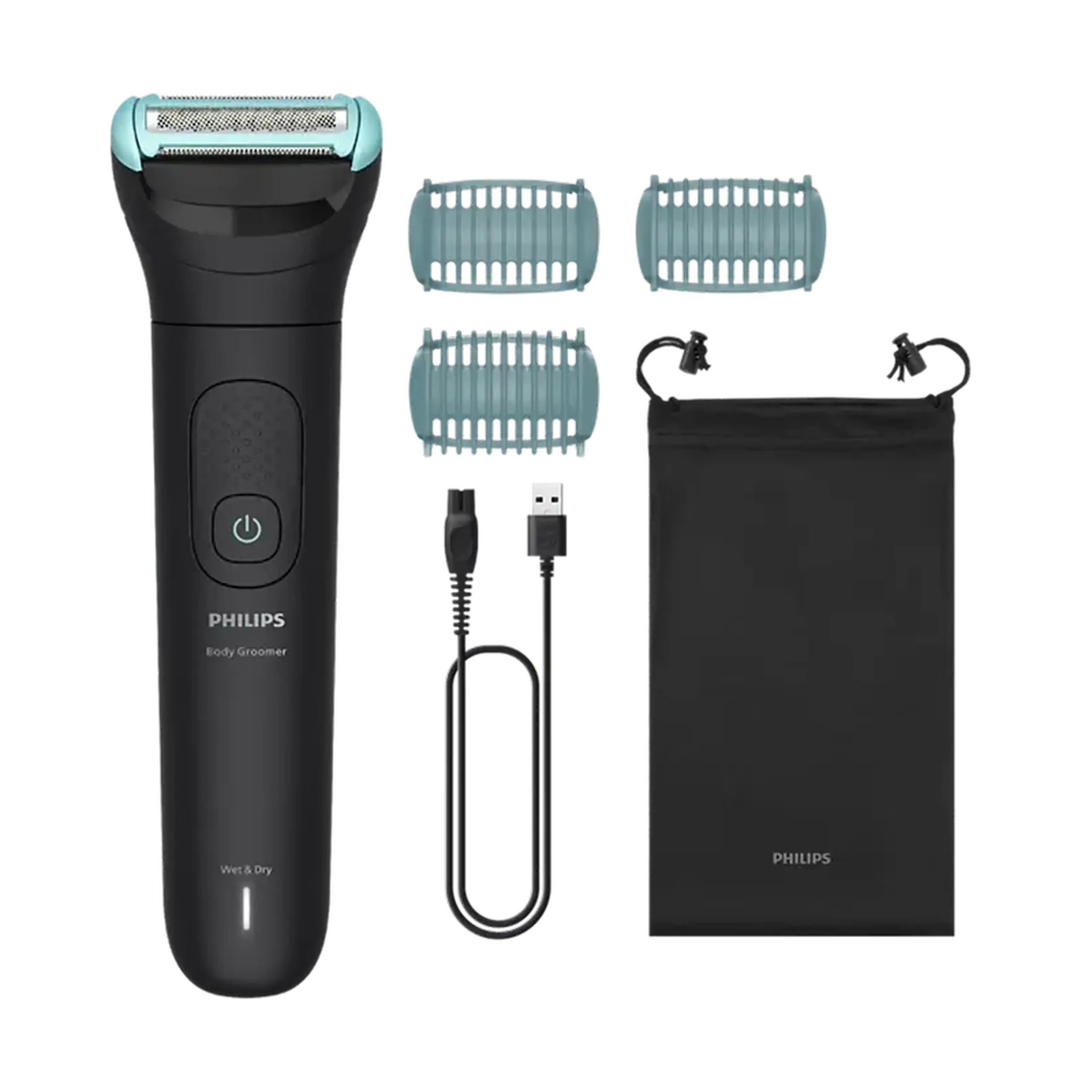 Trimmer pentru bărbați Philips BG5470/15, Negru