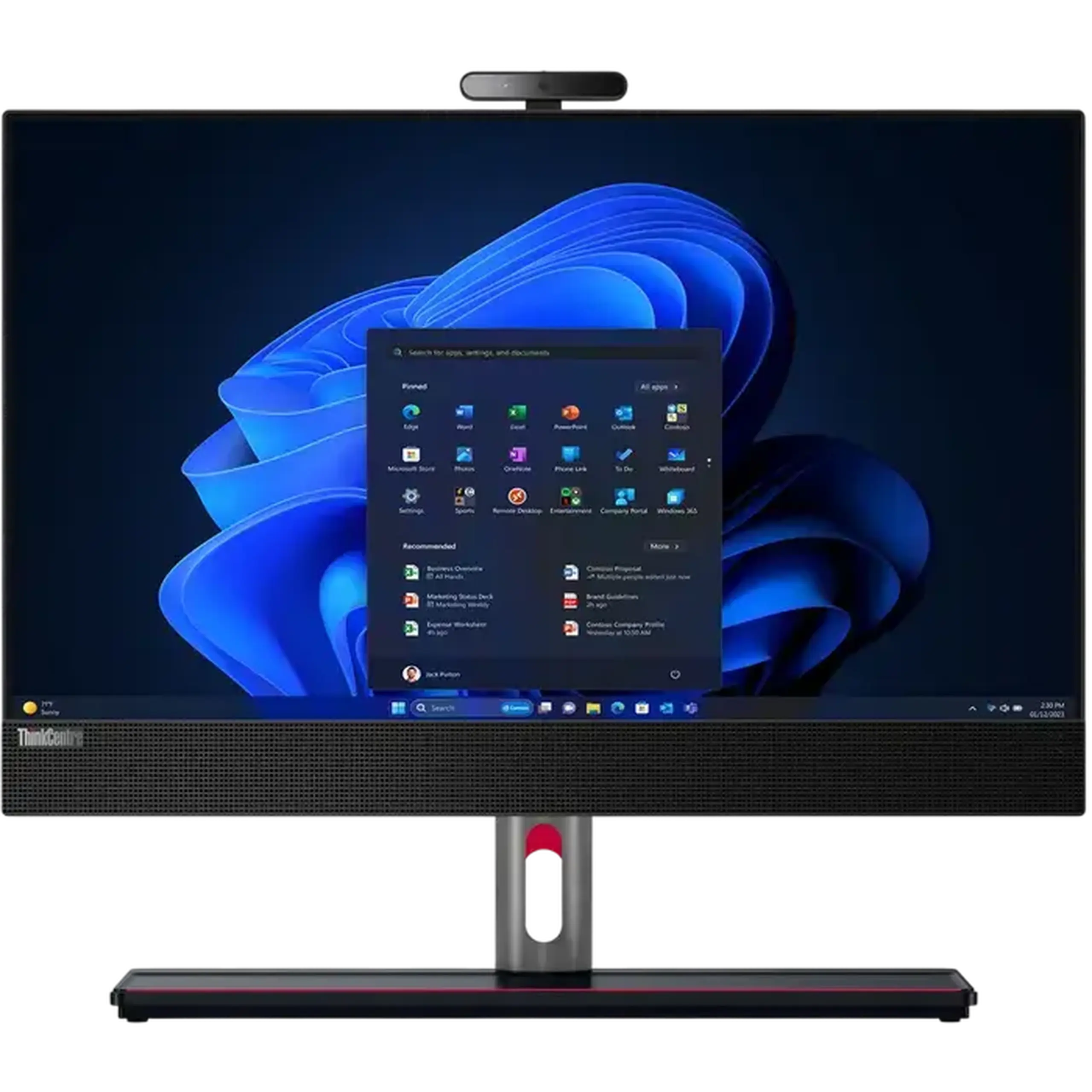Computer All-in-One Lenovo ThinkCentre M90a Gen5, 23,8", Intel Core i5-14500, 16GB/1024GB, Fără SO, Negru