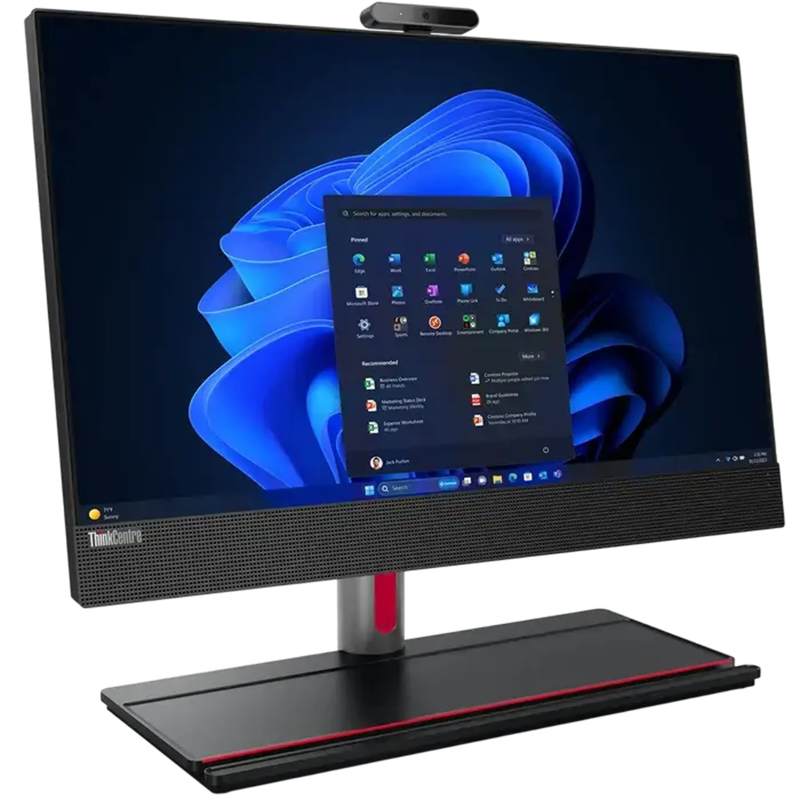 Computer All-in-One Lenovo ThinkCentre M90a Gen5, 23,8", Intel Core i5-14500, 16GB/1024GB, Fără SO, Negru