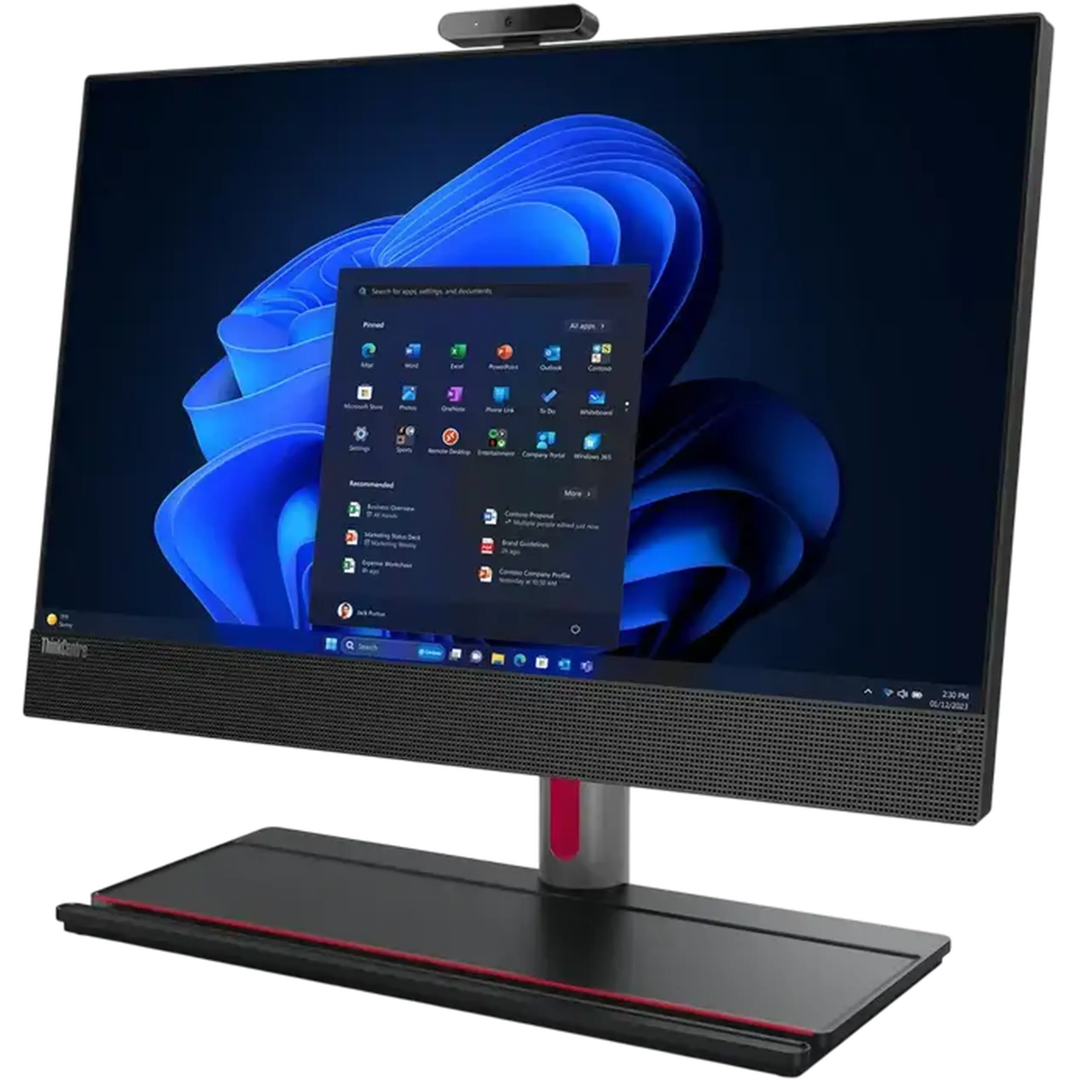 Computer All-in-One Lenovo ThinkCentre M90a Gen5, 23,8", Intel Core i5-14500, 16GB/1024GB, Fără SO, Negru