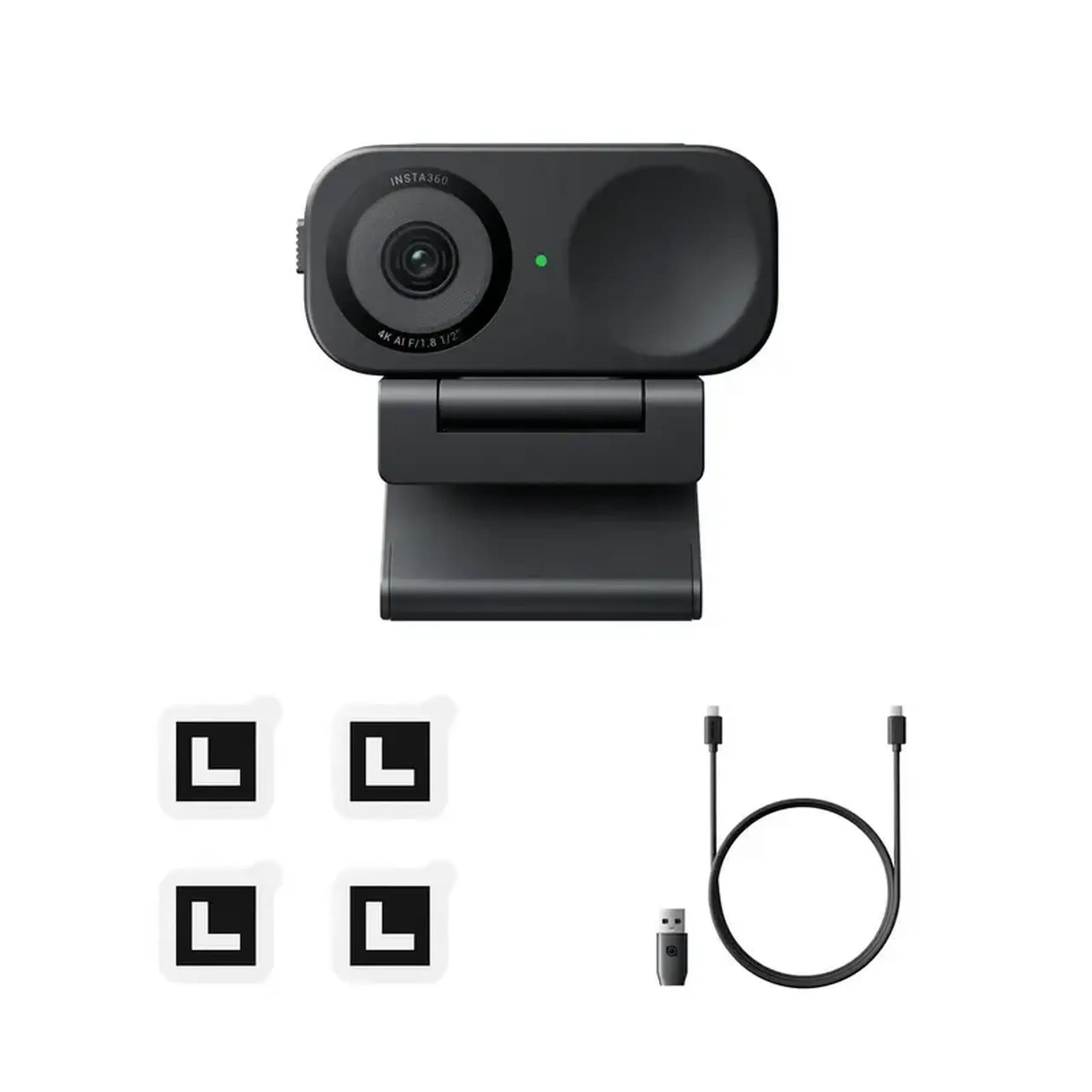 Cameră Web Insta360 Link 2C, 3840 x 2160, Negru
