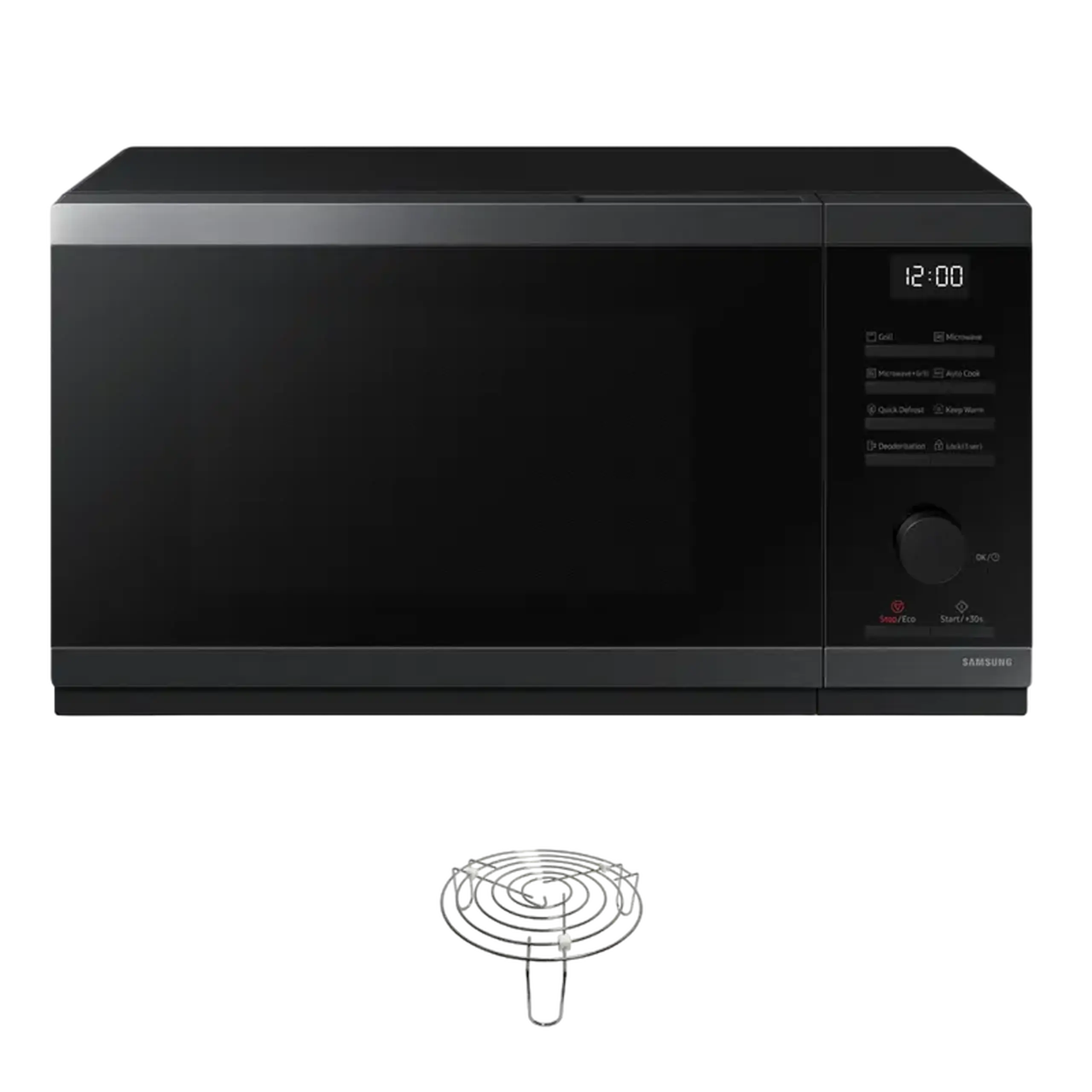 Cuptor cu microunde Samsung MG23DG4524AGE2, Negru