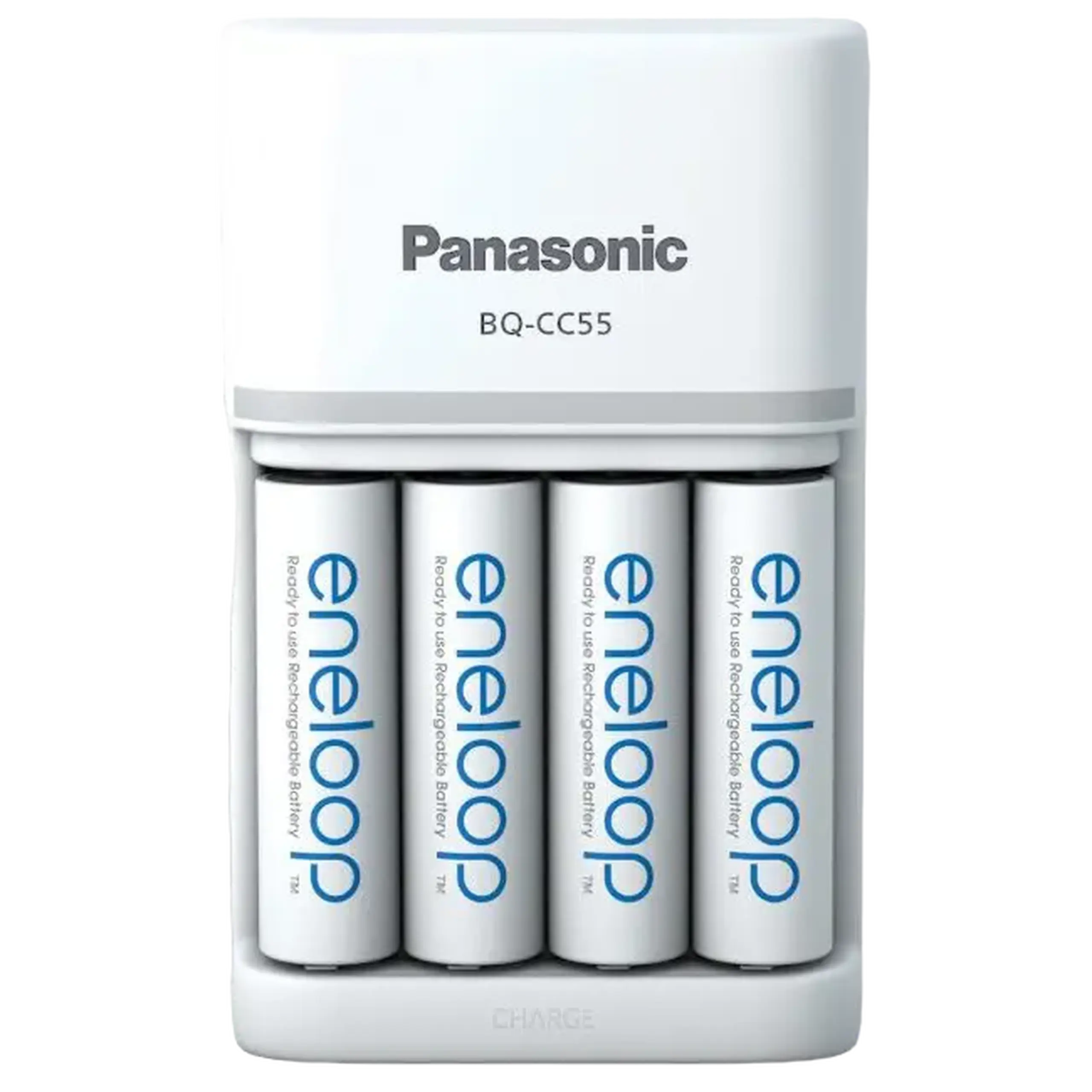 Încărcător Acumulatori Panasonic K-KJ55MCD40E, Alb