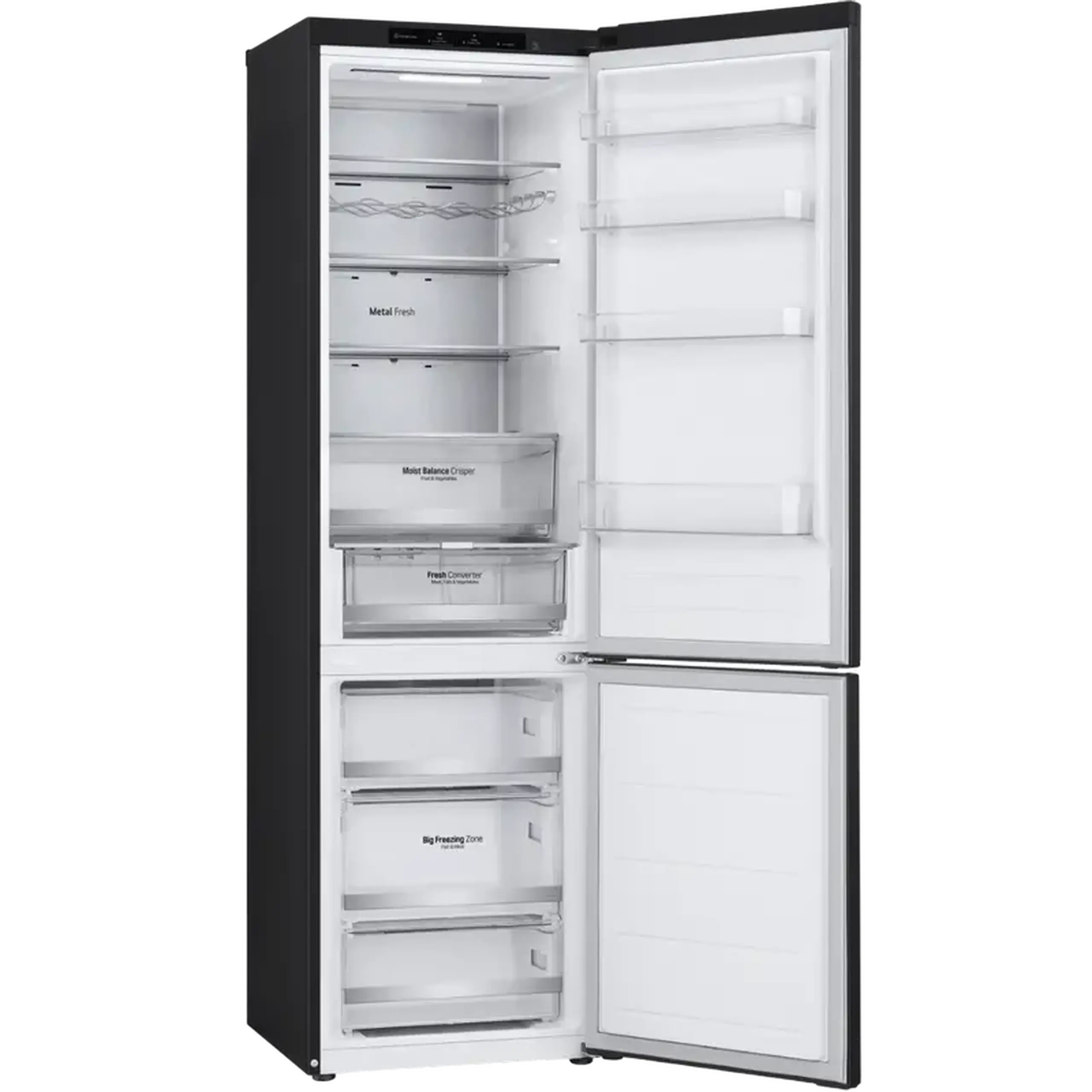Frigider LG GBV5240DEP, DoorCooling+, Negru