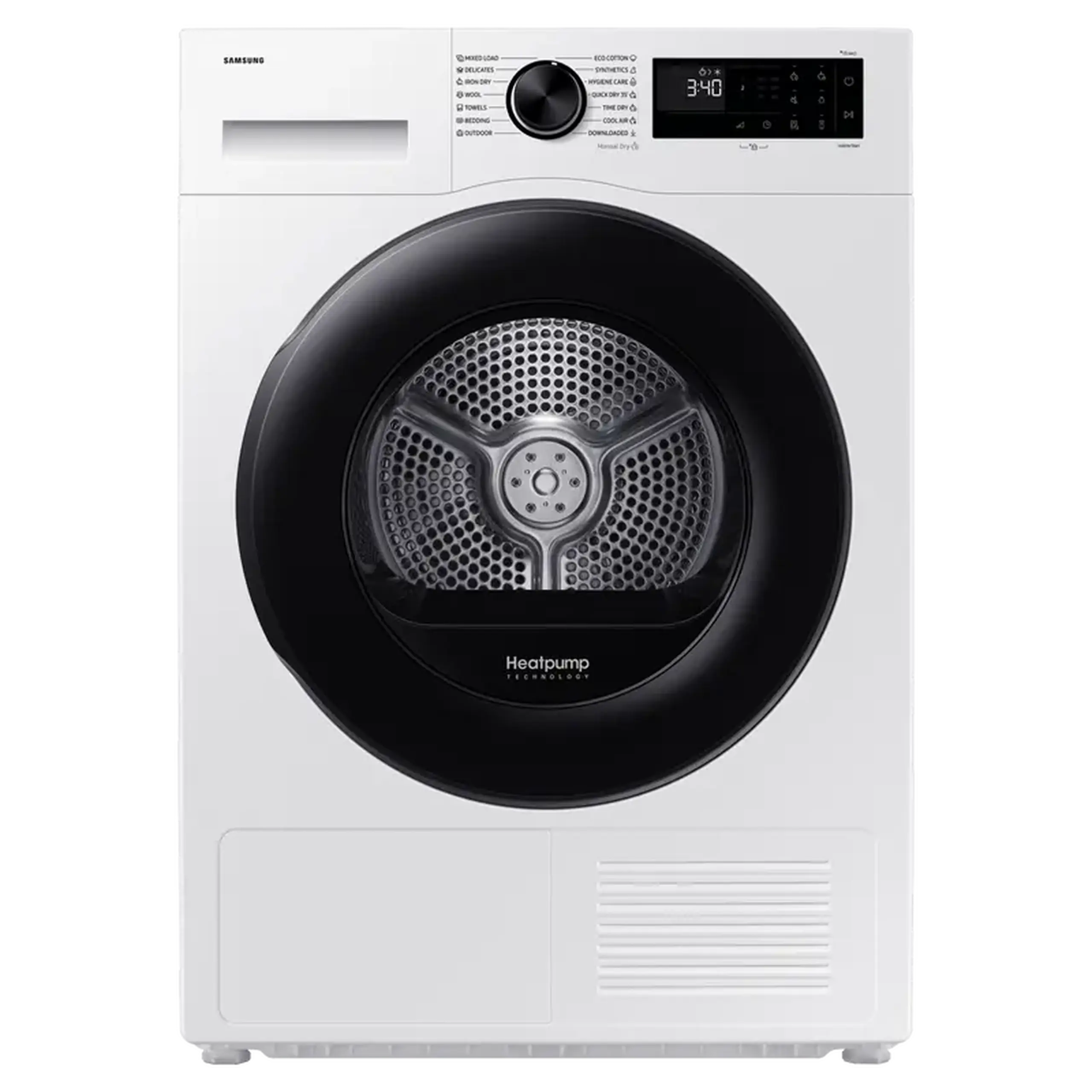 Uscător de rufe Samsung DV90DG52A0AELE, 9kg, Alb