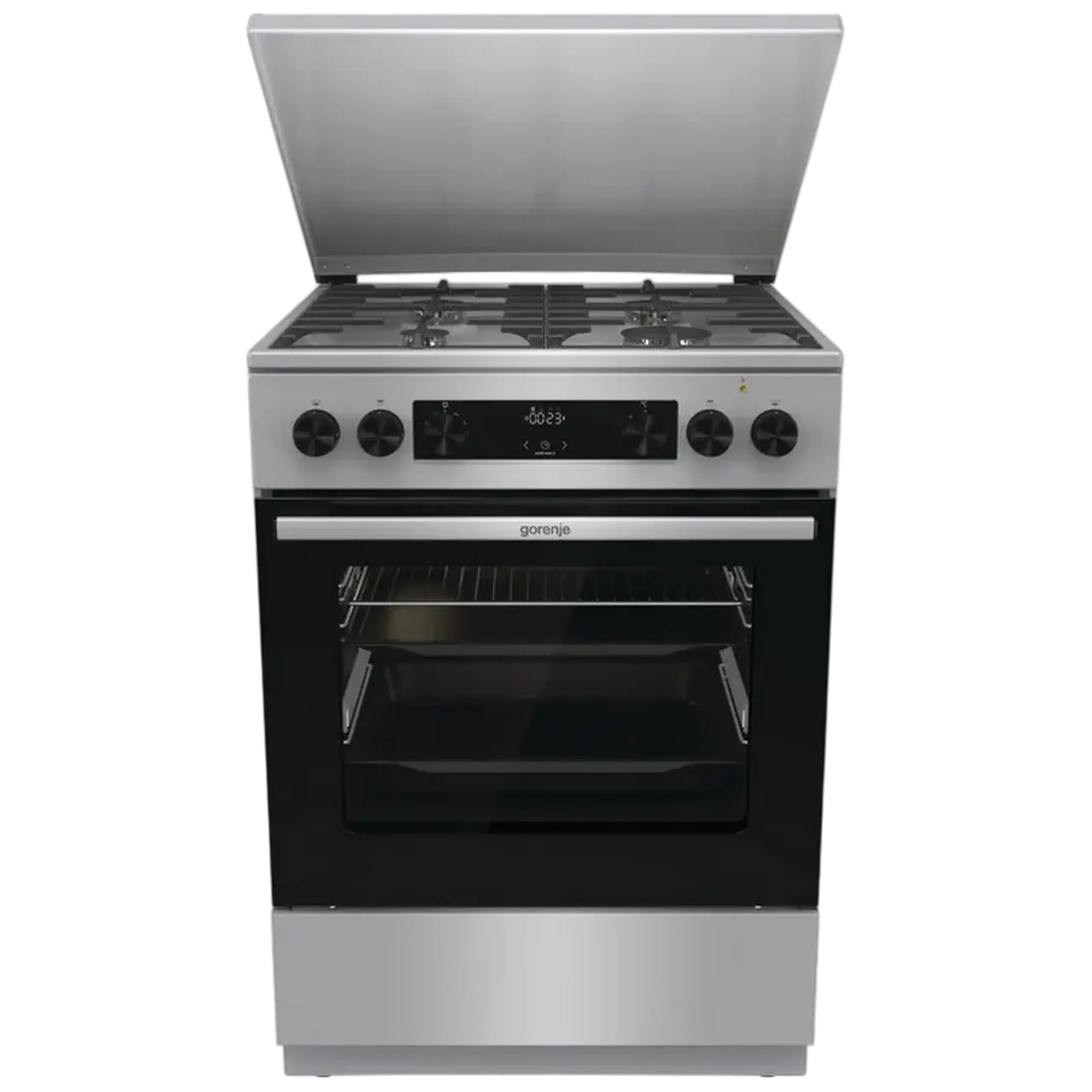Aragaz Mixt Gorenje GKS6C71XF, Oțel inoxidabil