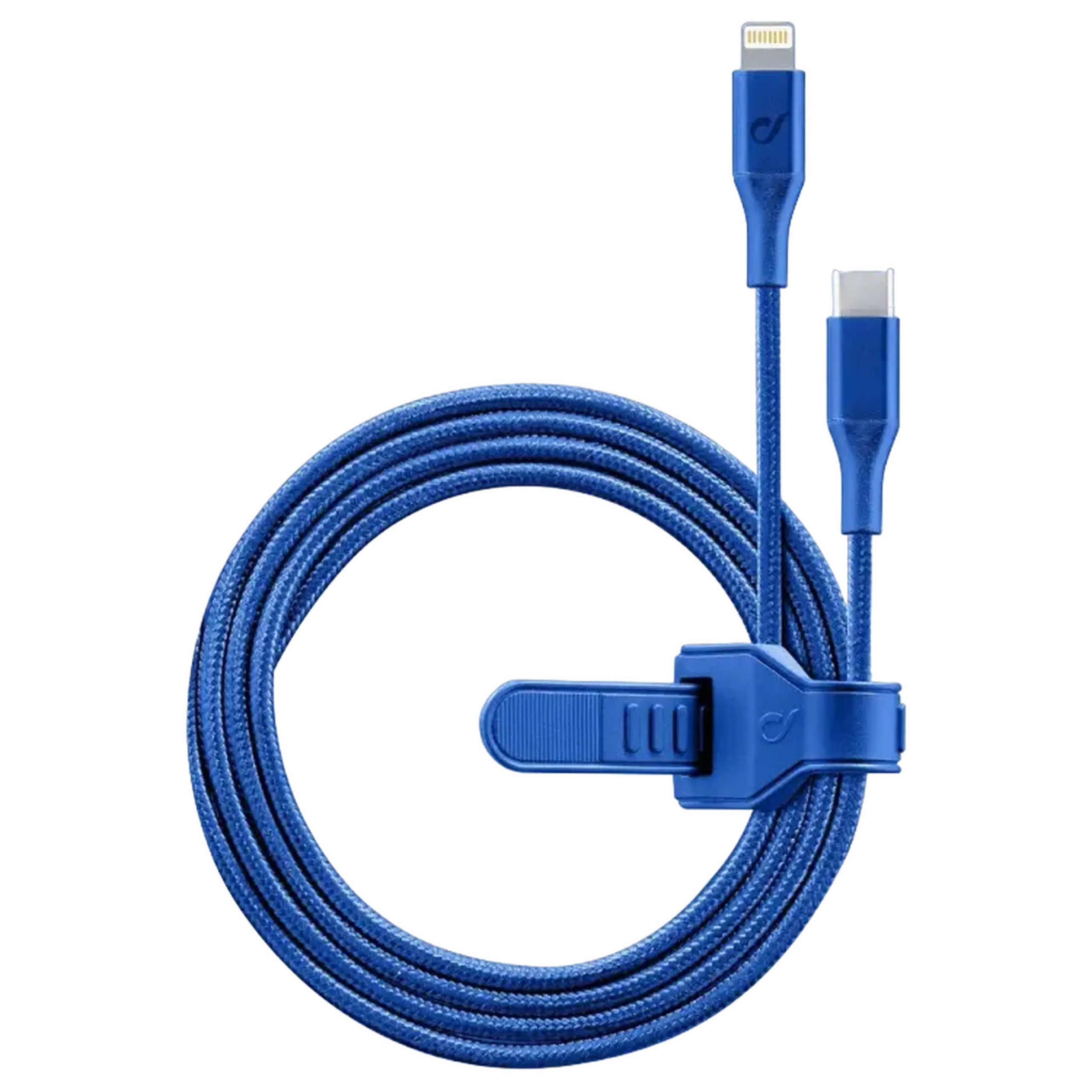Cablu tip C la Lightning celular, bandă MFI, 1M, albastru