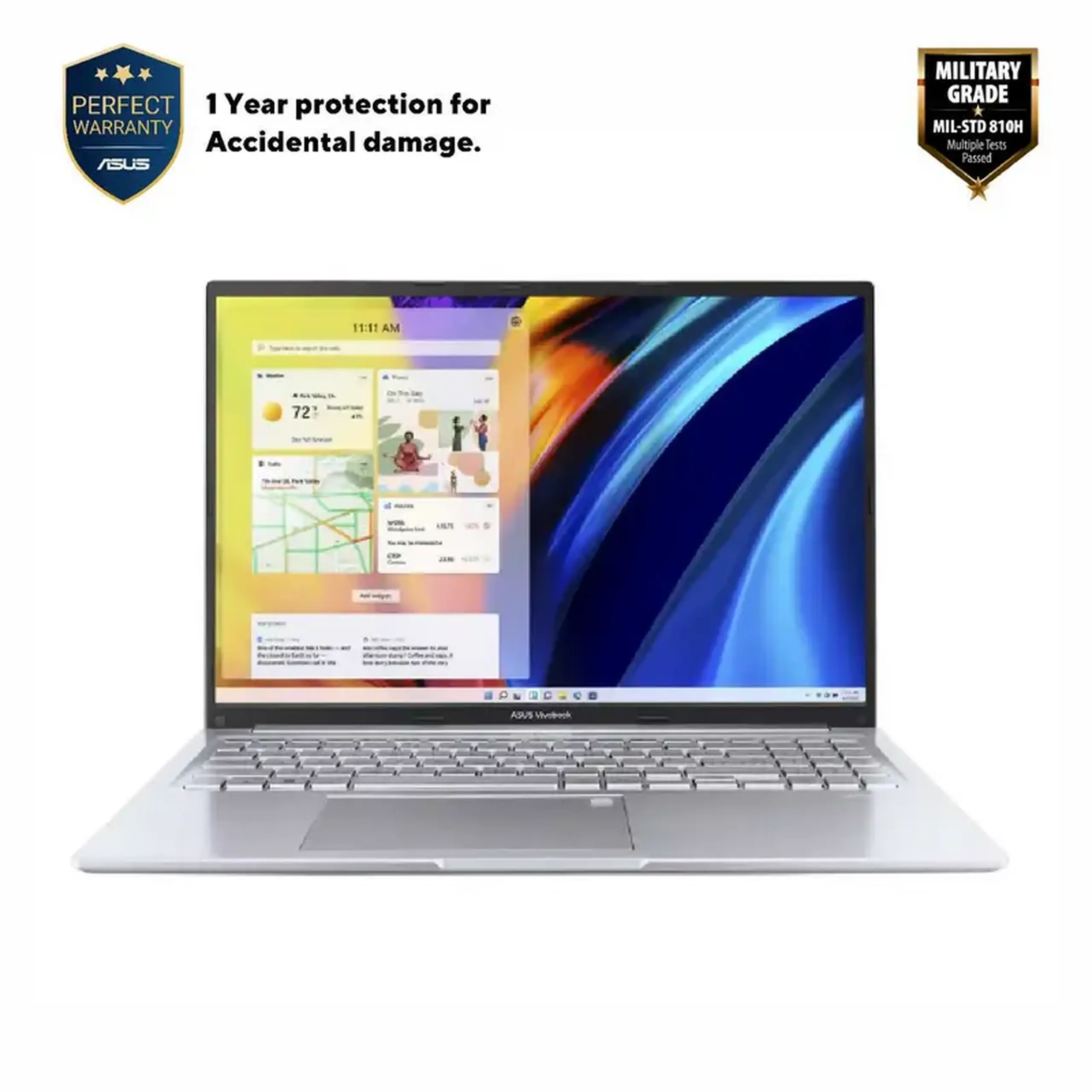 Laptop 16" ASUS Vivobook 16 X1605VA, Cool Silver, Intel Core i5-13420H, 16GB/512GB, Fără SO