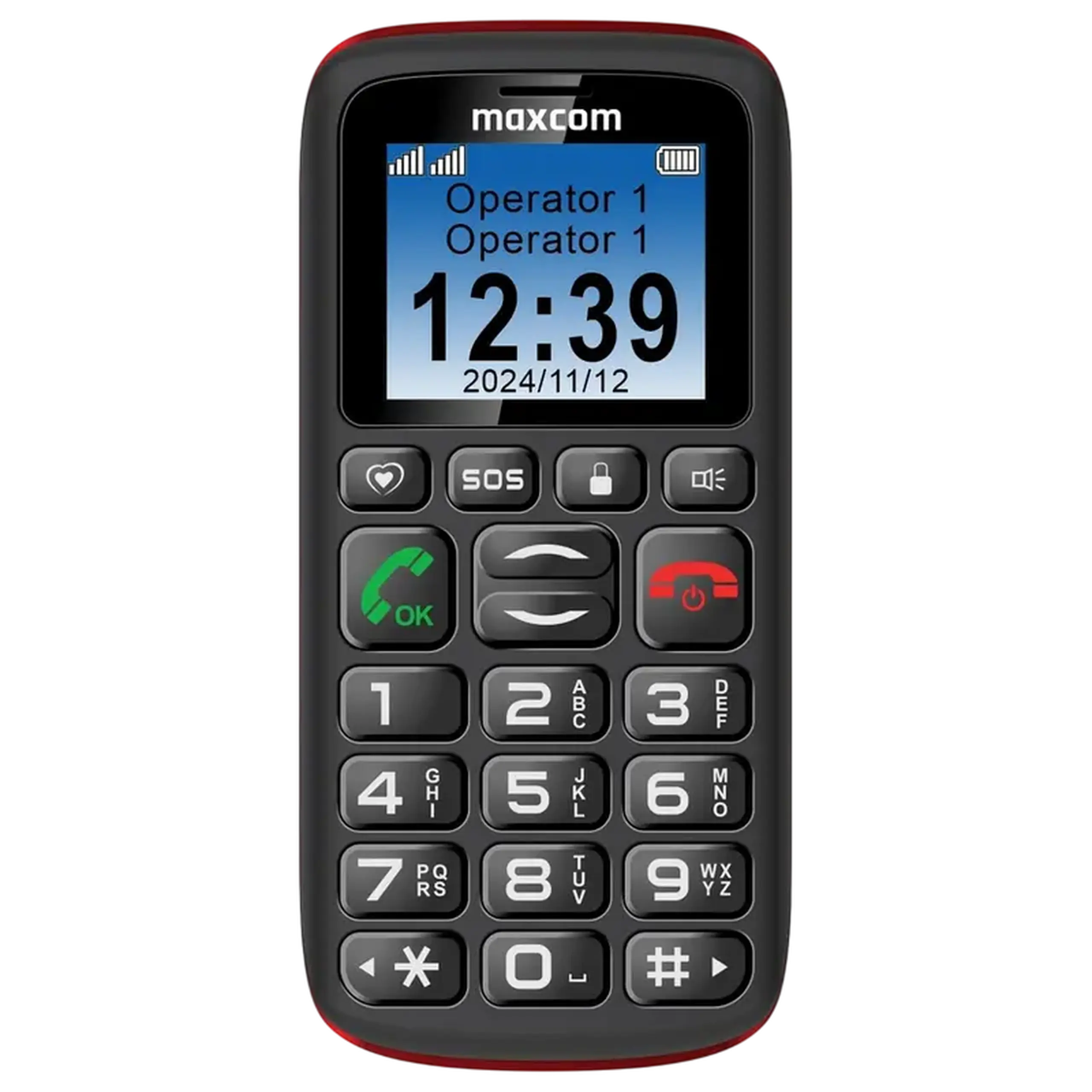 Telefon mobil MaxCom MM428L, Negru