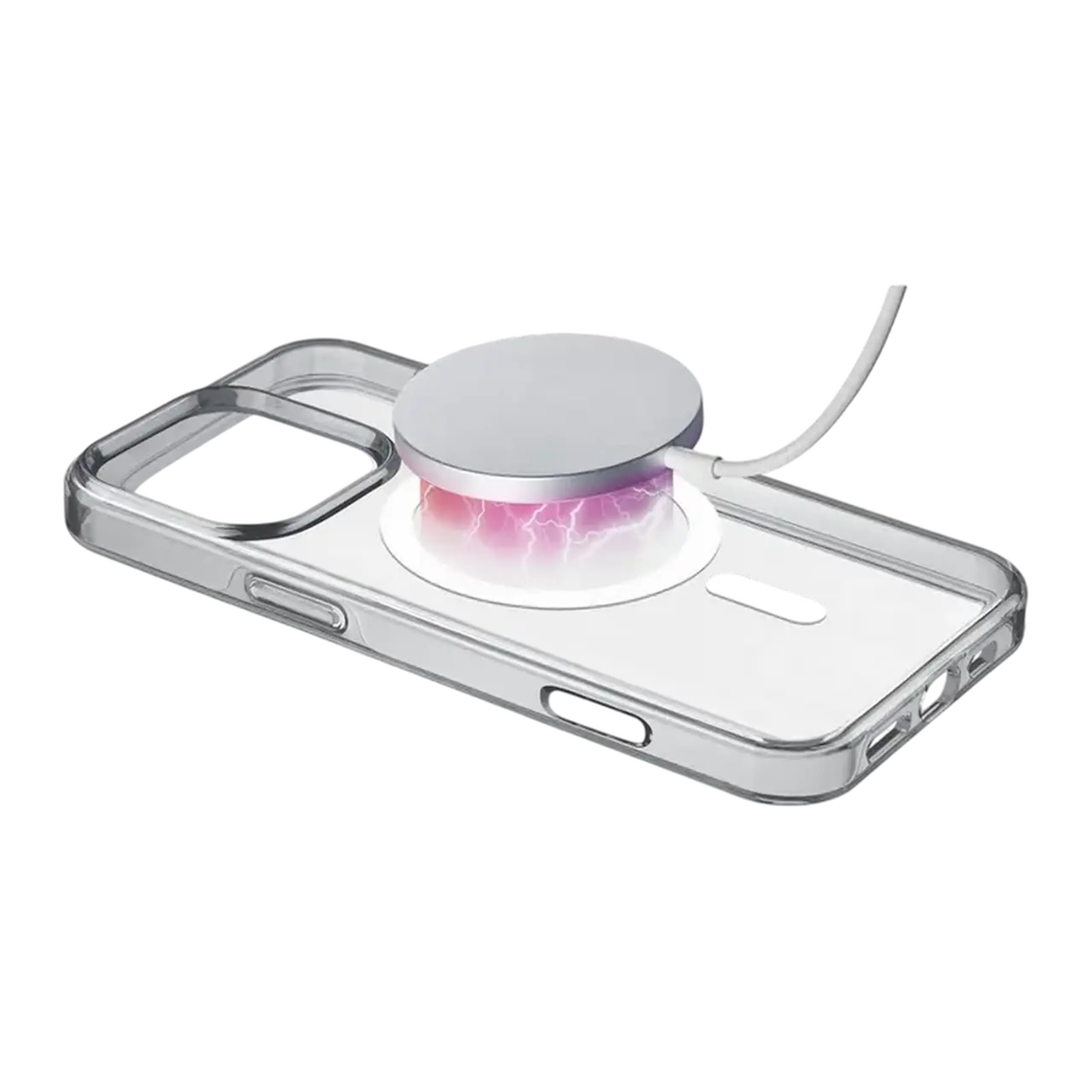 Husă Cellularline Gloss Mag - iPhone 16 Pro Max, Transparent