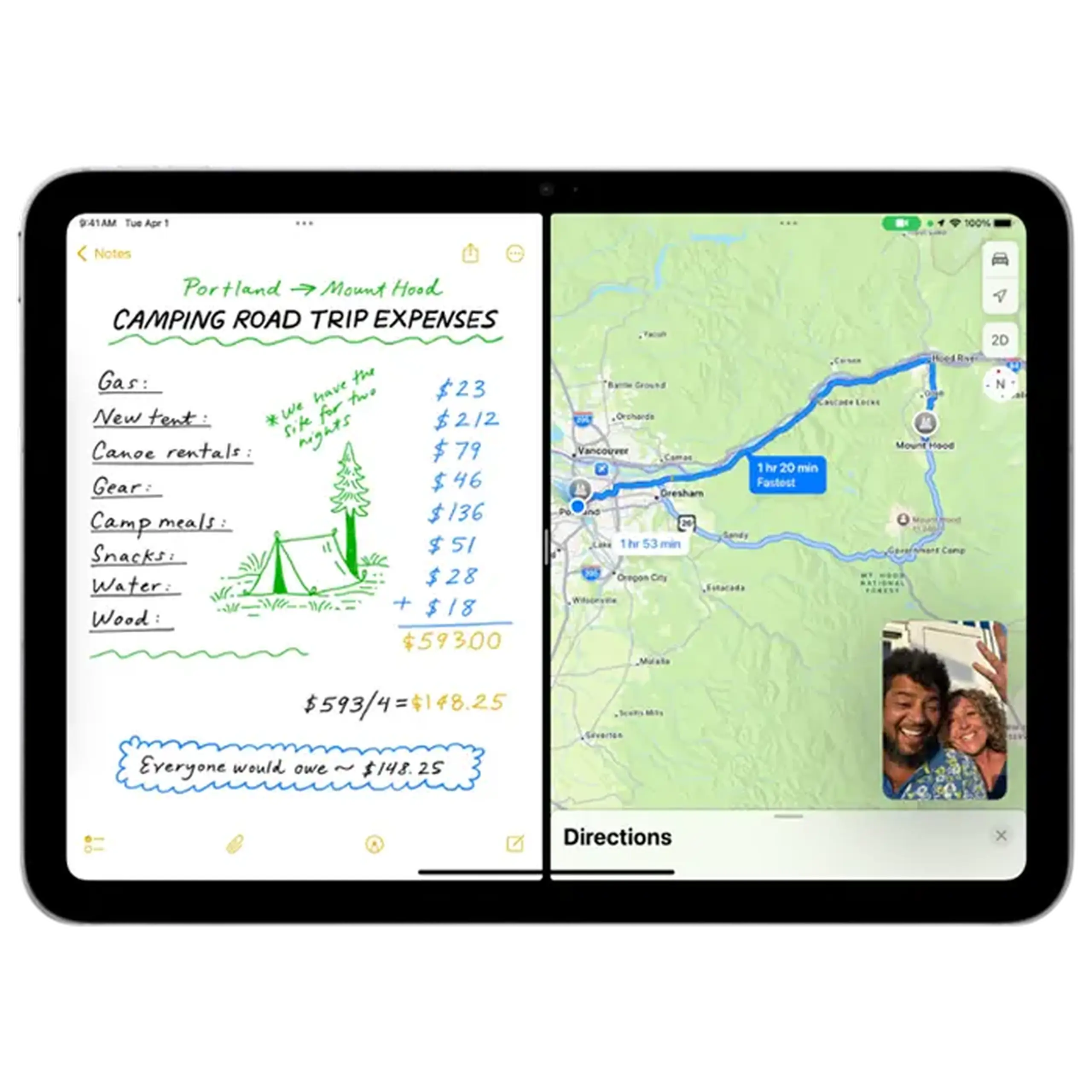 Tabletă Apple iPad 11 (2025), Wi-Fi, 6GB/128GB, Argintiu