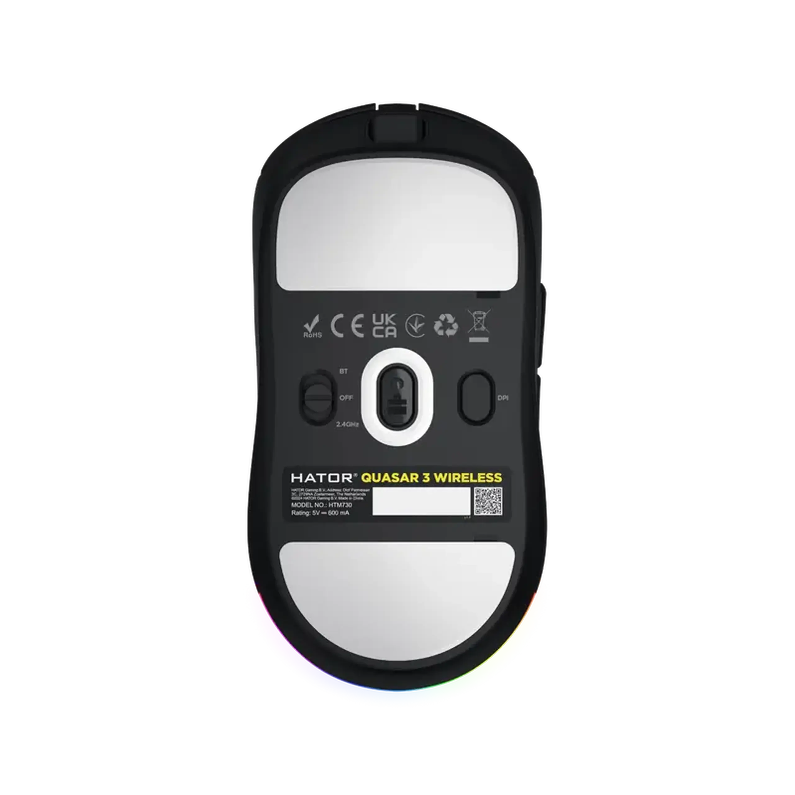 Gaming Mouse HATOR Quasar 3, Negru