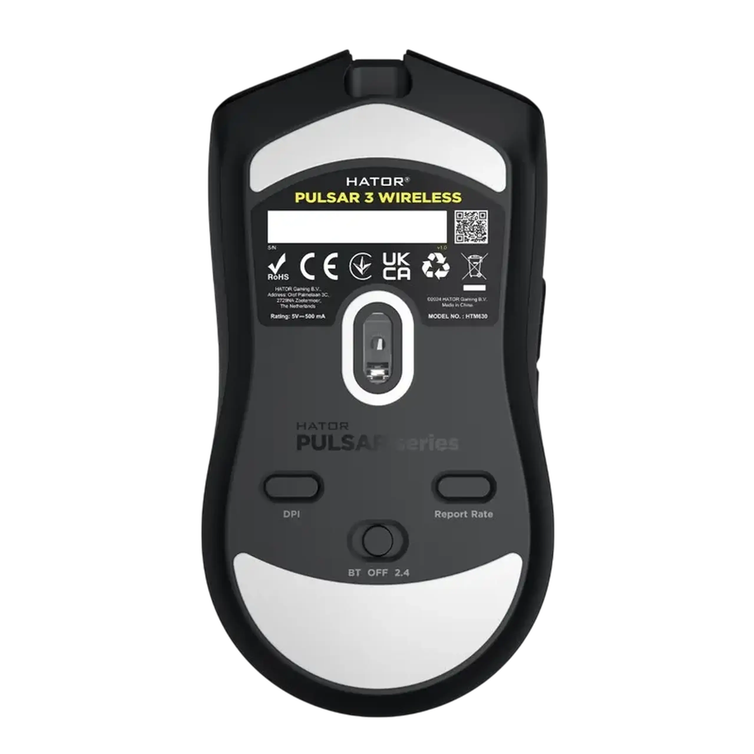 Gaming Mouse HATOR Pulsar 3, Negru