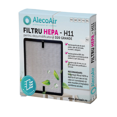 Filtru HEPA pentru dezumidificatorul AlecoAir D20/D30 Grande