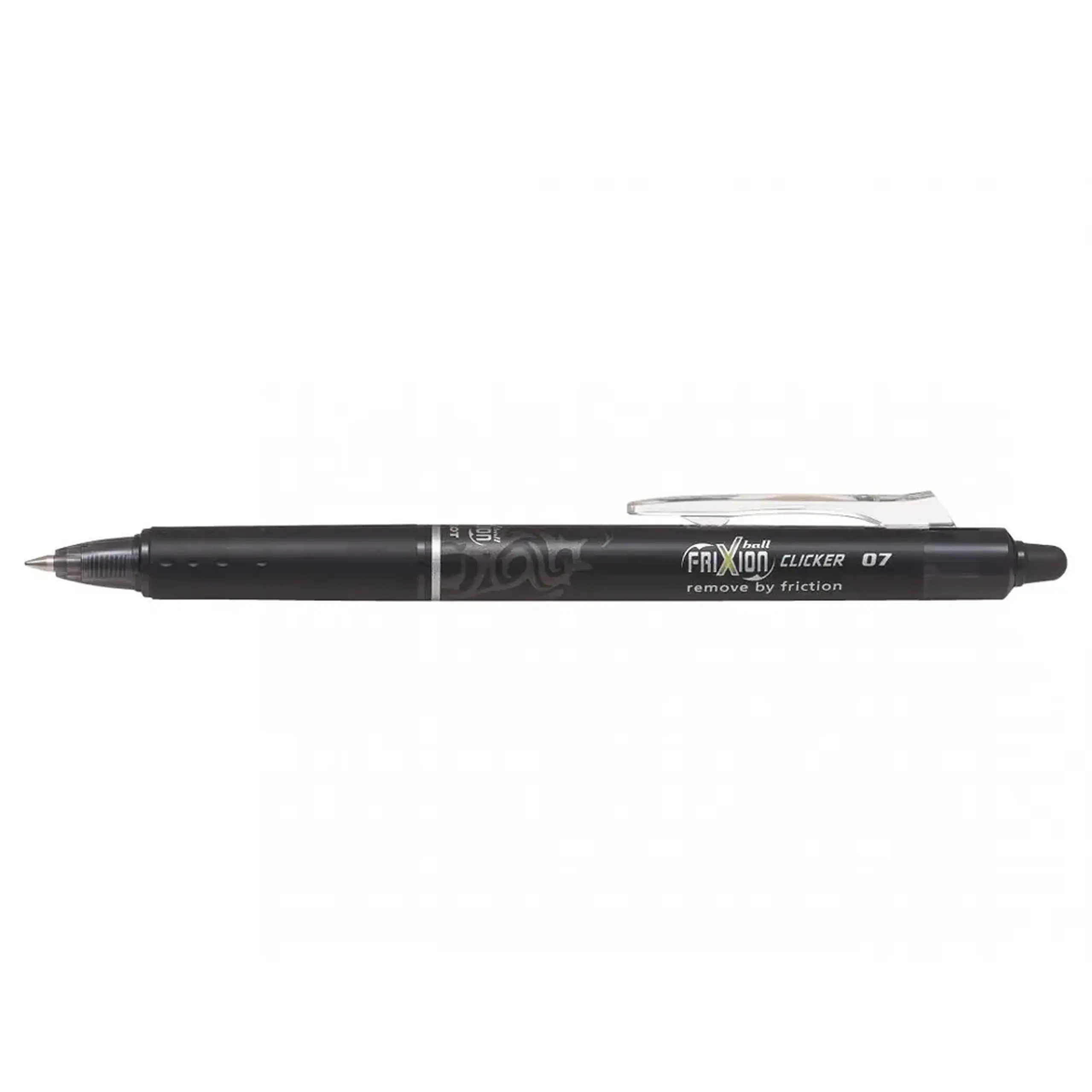 Roller cu gel Pilot Frixion Clicker cu mecanism 0.7mm negru