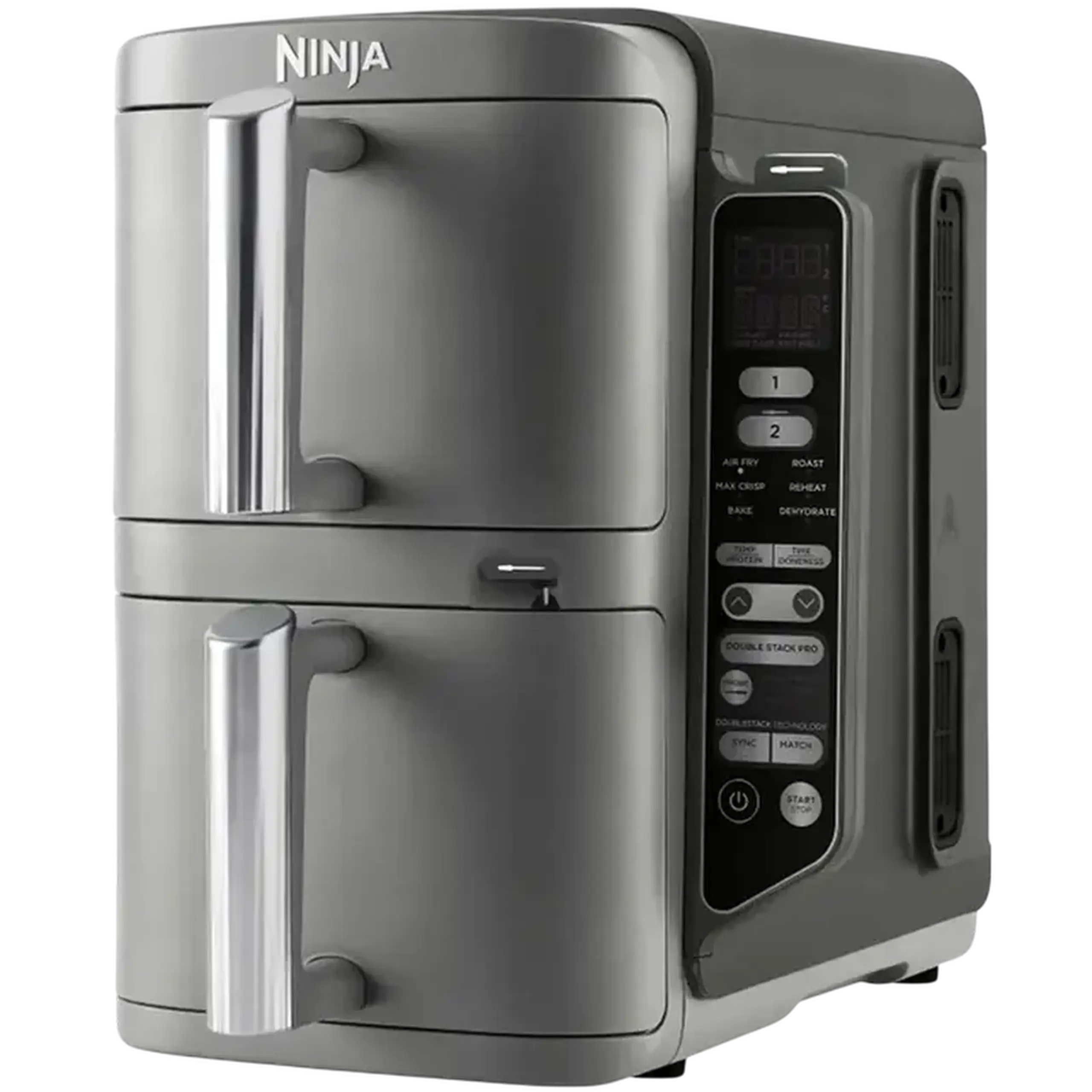 Friteuză cu aer cald Ninja Double Stack XL Smart SL451EU, Gri