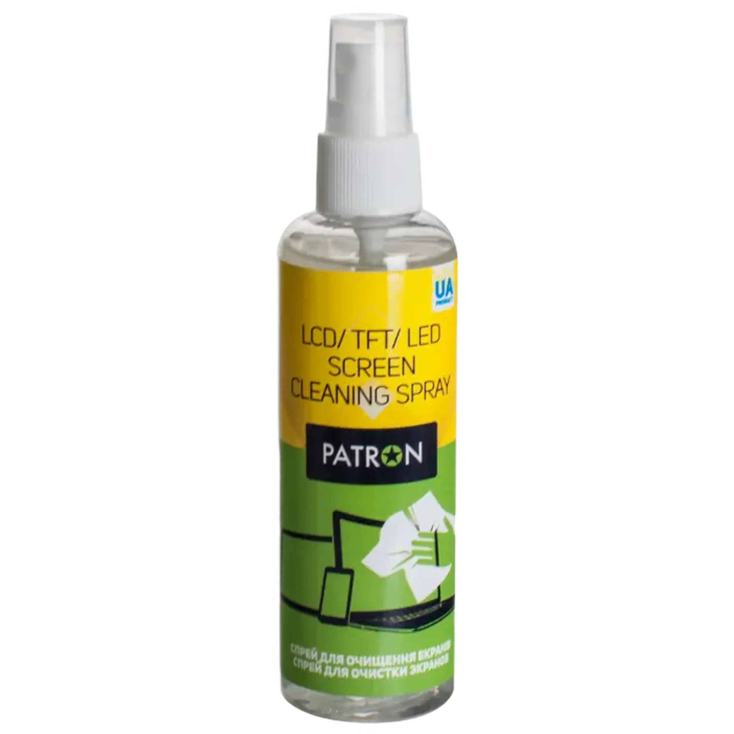 Lichid de curățare pentru ecrane PATRON "F3 - 008", Spray 100 ml