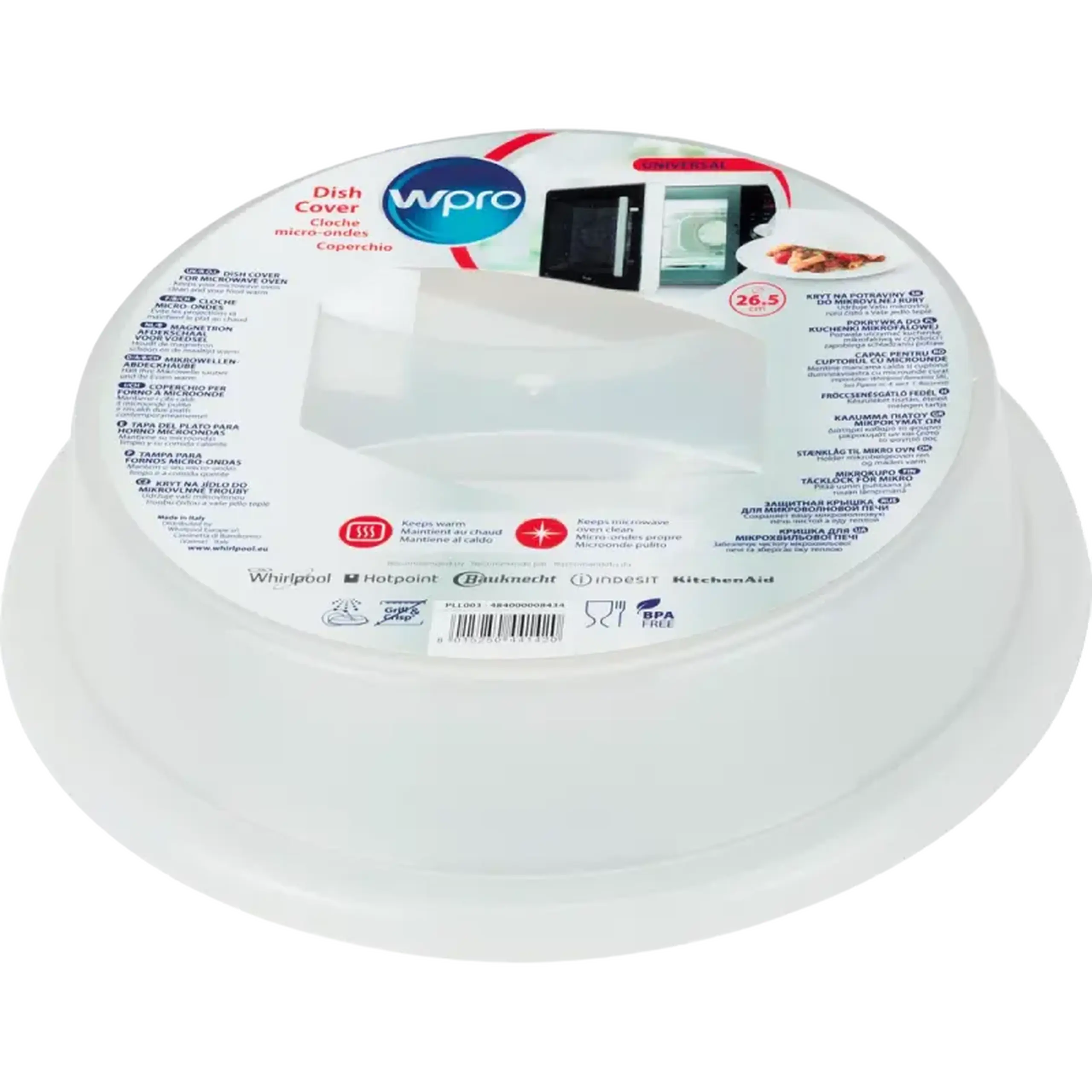 Capac pentru cuptor cu microunde Whirlpool Wpro 484000008434