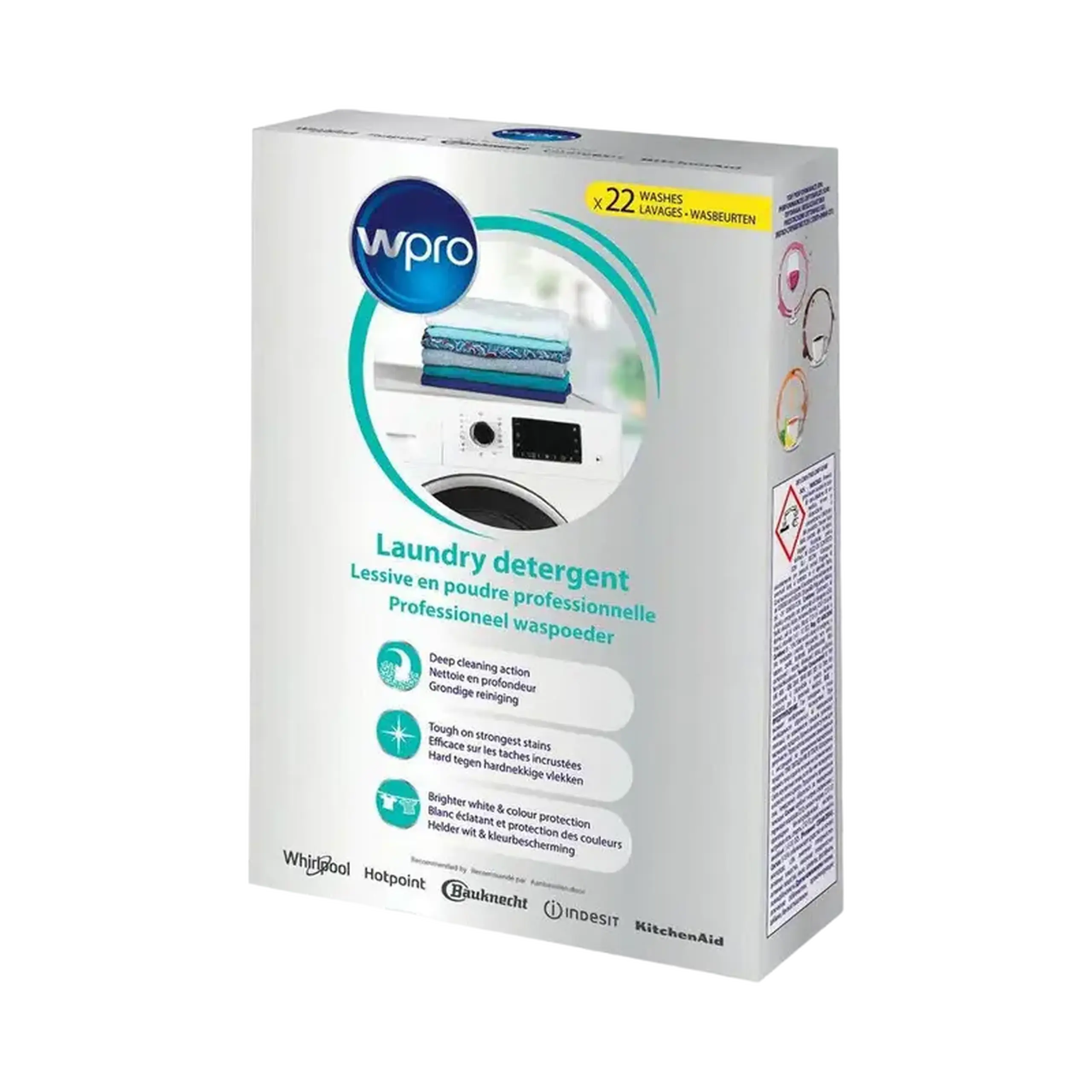 Detergent pentru mașina de spălat Whirlpool Wpro, 1.2 kg