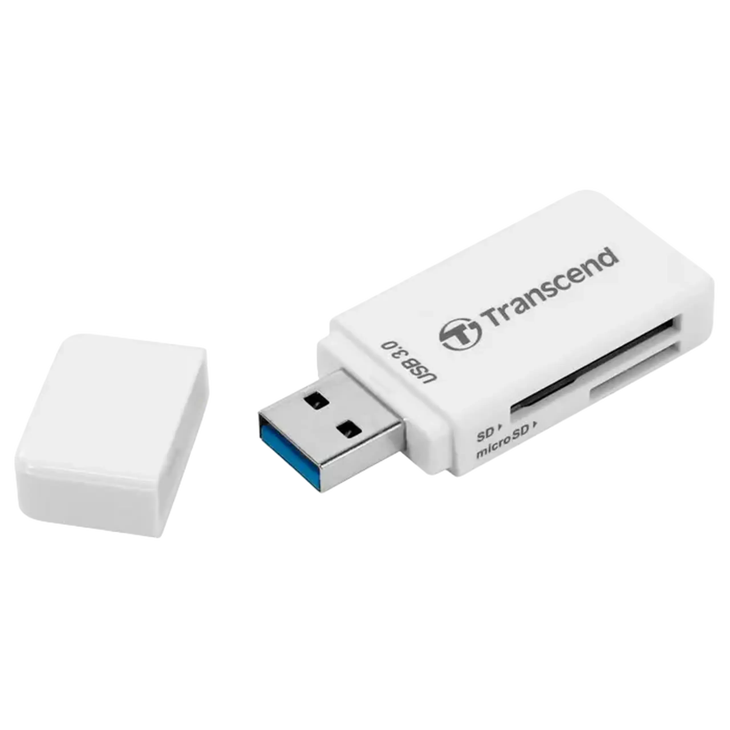 Cititor de carduri Transcend TS-RDF5, USB Type-A, Alb