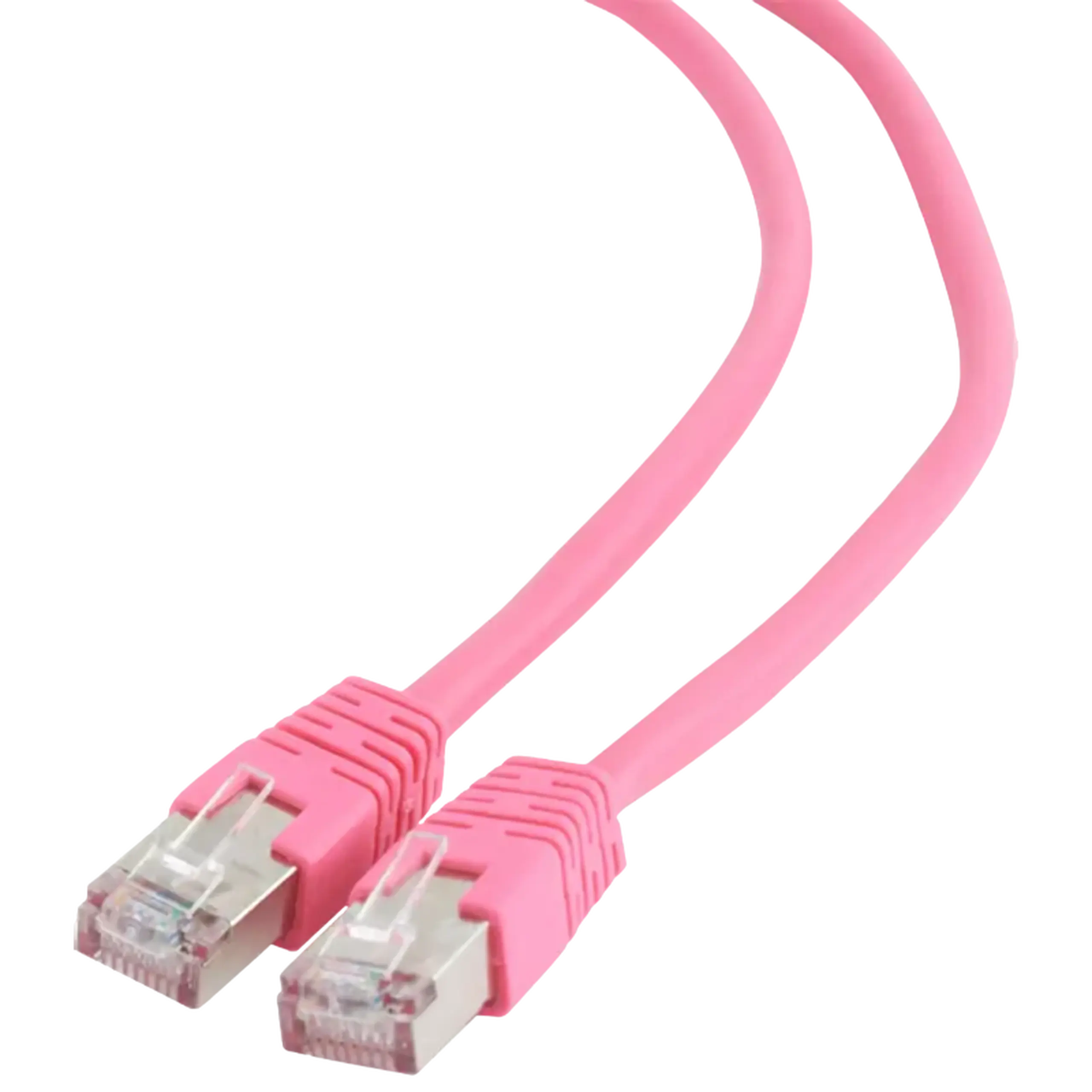 Patch cord Cablexpert PP6-1M/RO, Cat6 FTP, 1m, Roz