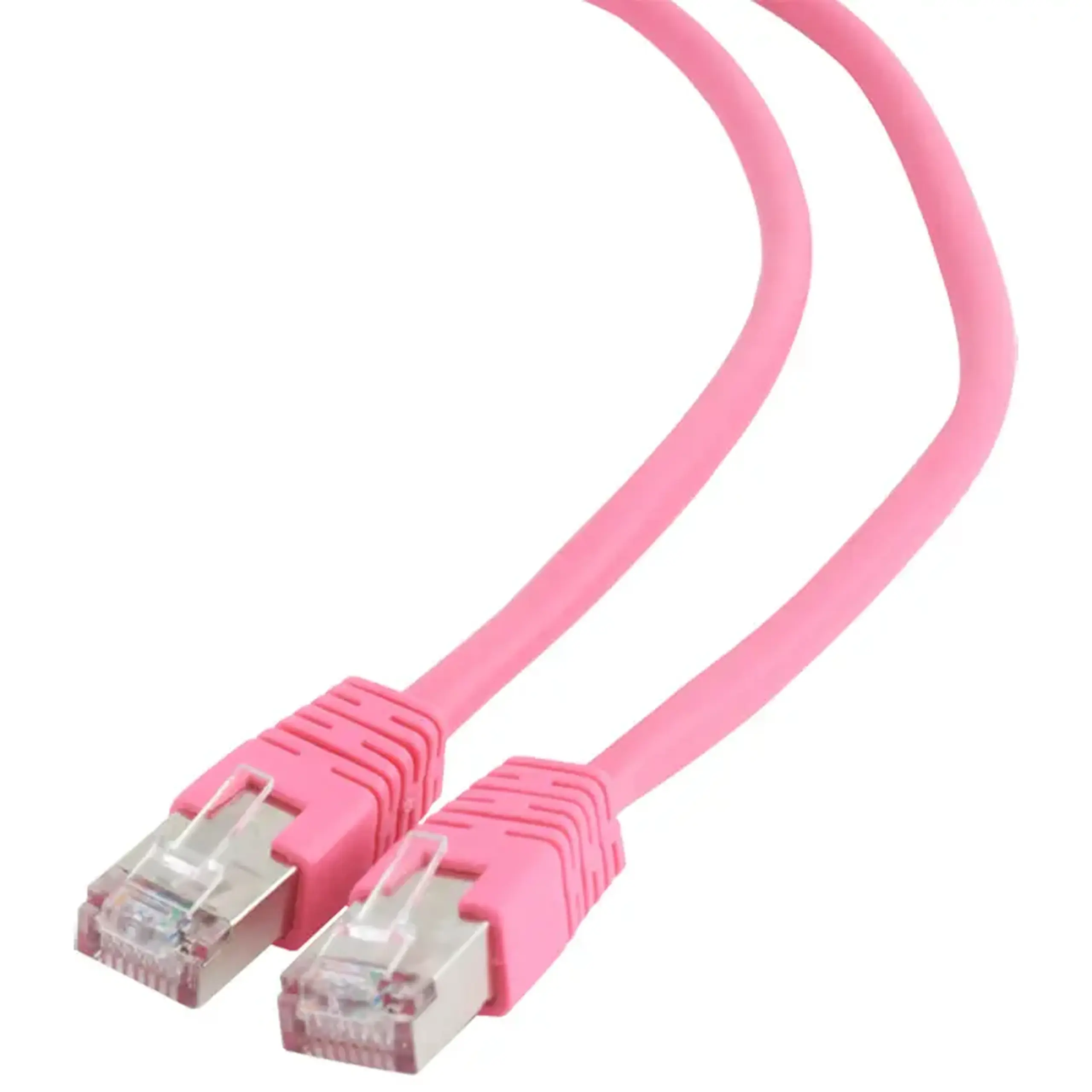 Patch cord Cablexpert PP6-1M/RO, Cat6 FTP, 1m, Roz