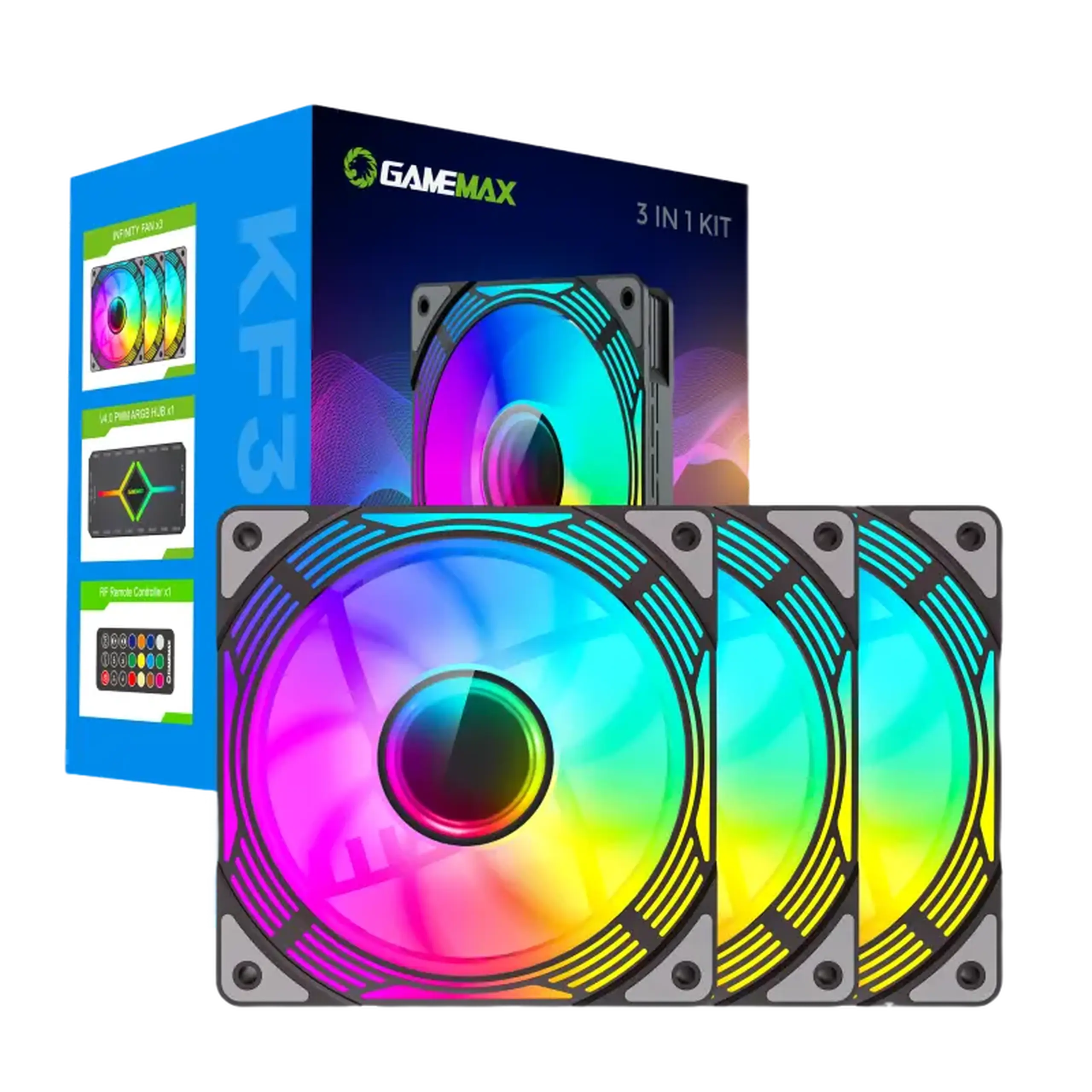 Ventilator PC Gamemax FN12A-C8I, 120 mm