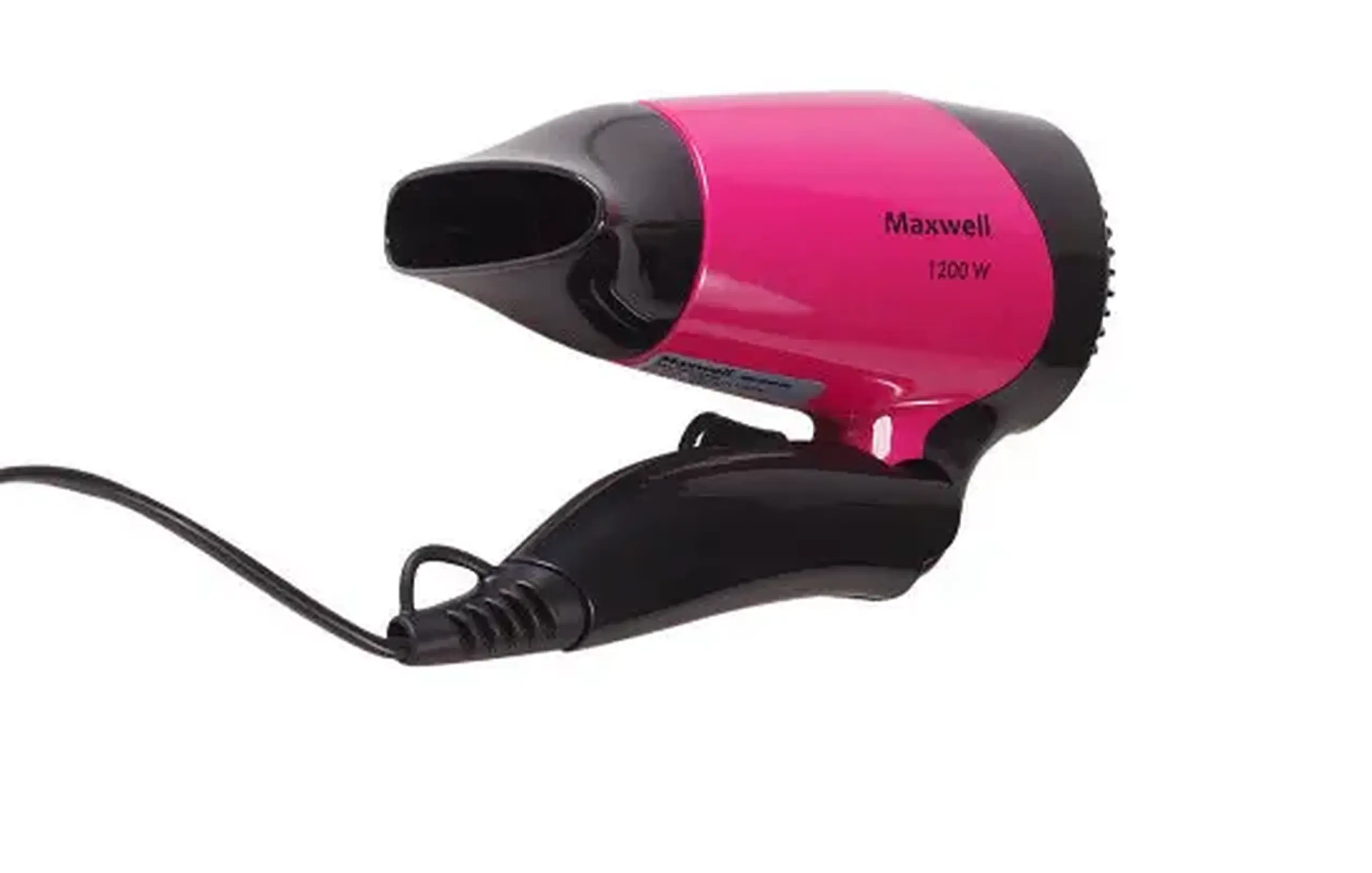 Uscător de păr compact Maxwell MW-2007, 1200 W, Negru