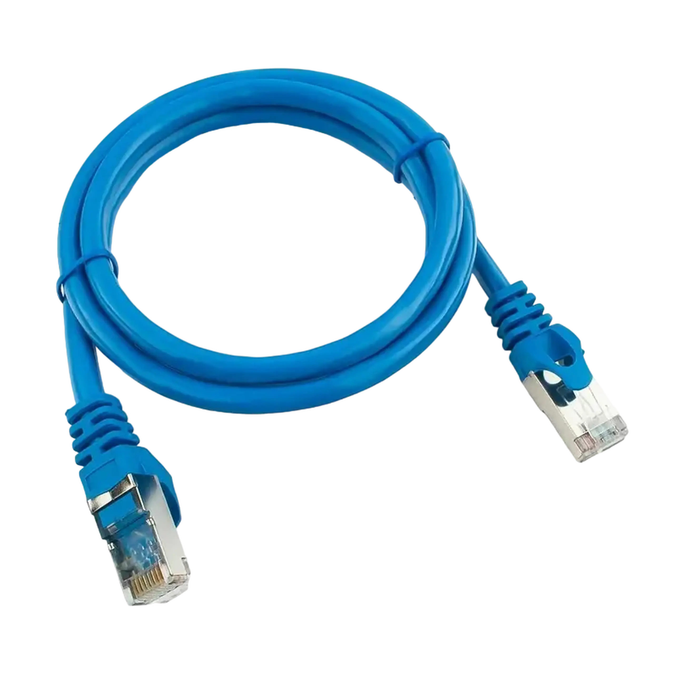 Patch cord Cablexpert PP6-1M/B, Cat6 FTP, 1m, Albastru