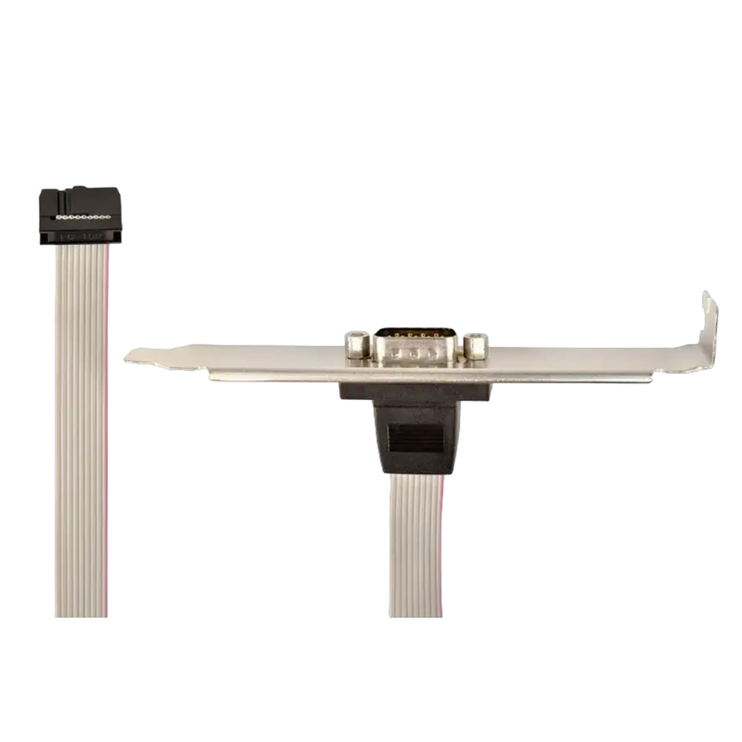 Receptacul pentru port serial DB9 pe suport Cablexpert CCDB9RECEPTACLE, Auriu