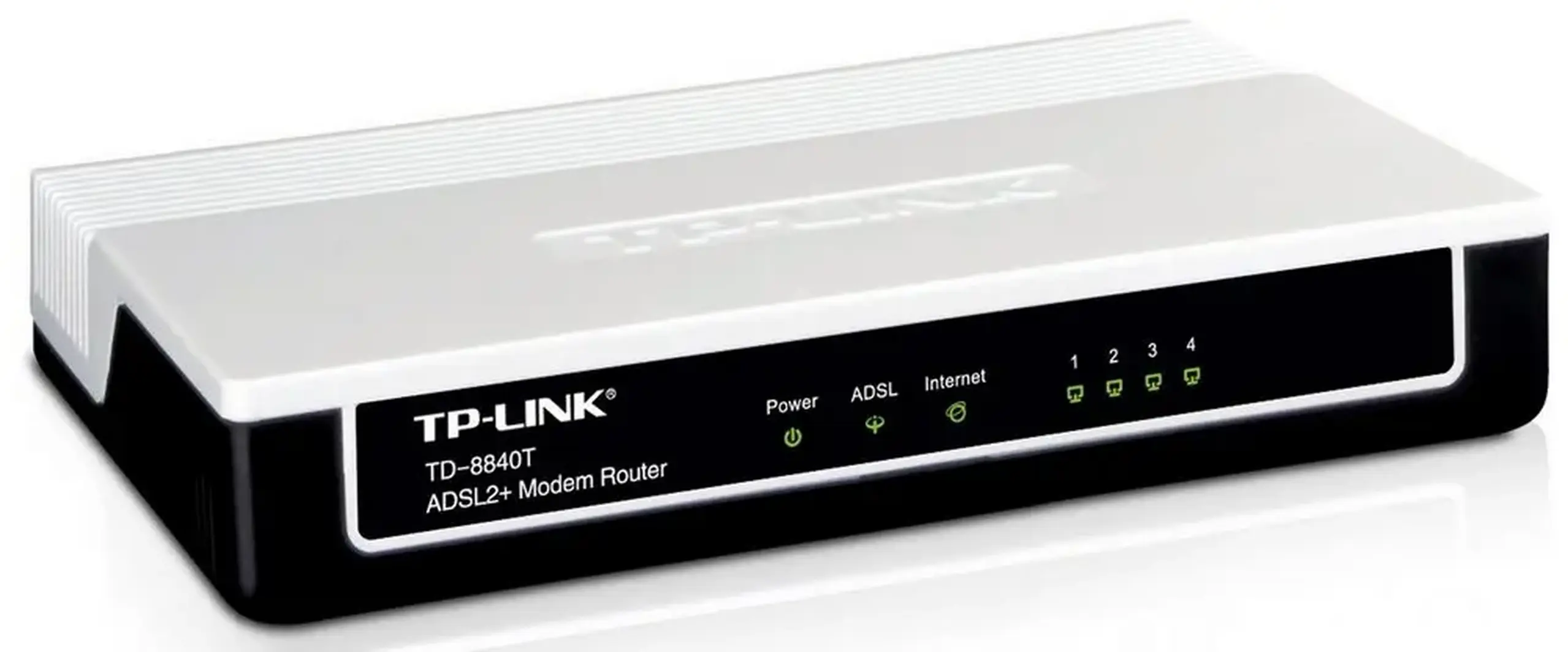 Modem ADSL TP-LINK TD-8840T, ADSL/ADSL2/ADSL2 + până la 24 Mbps, Negru