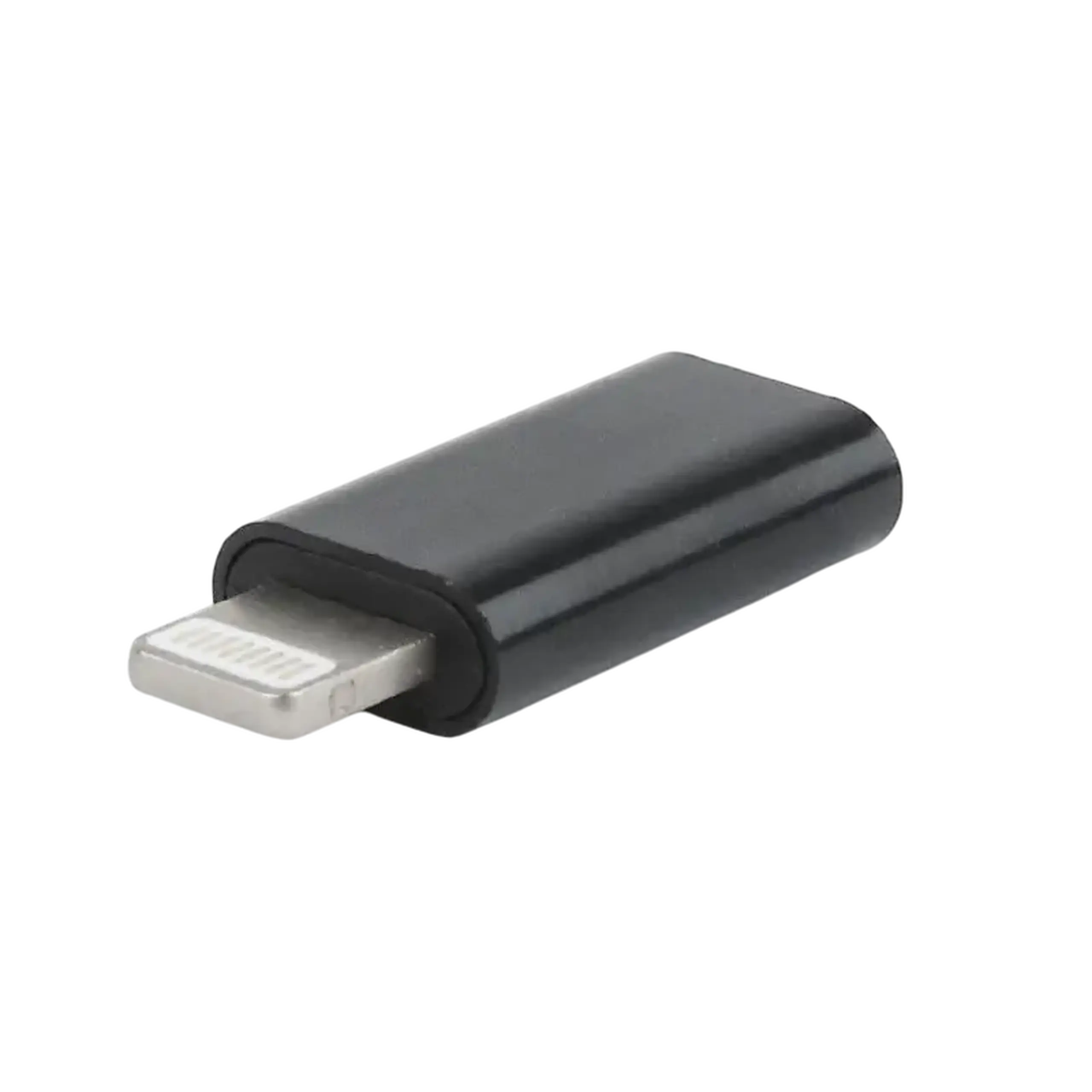 Audio Adaptor Cablexpert A-USB-CF8PM-01, Lightning - USB Type-C, Negru