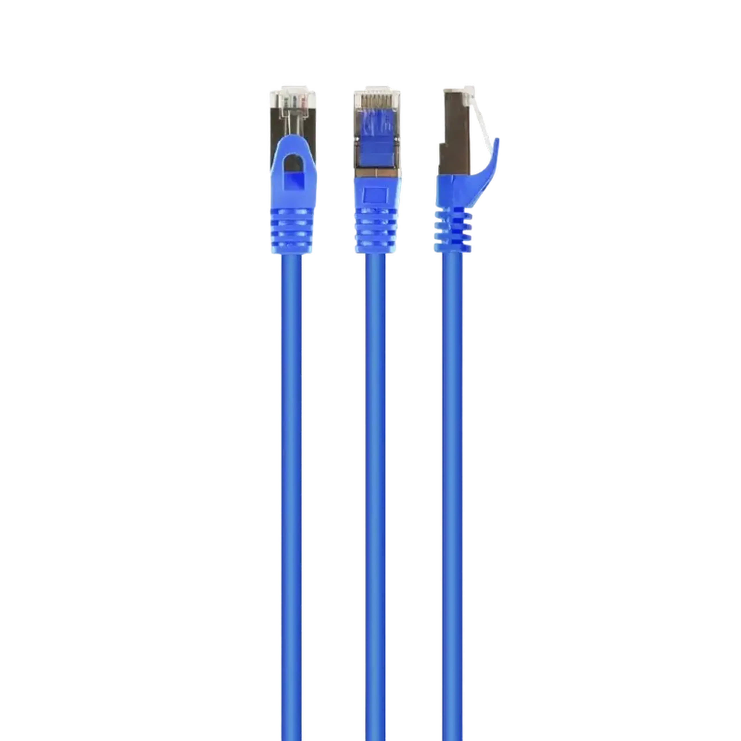 Patch cord Cablexpert PP6A-LSZHCU-B-0.5M, Cat6A SSTP, 0,5m, Albastru