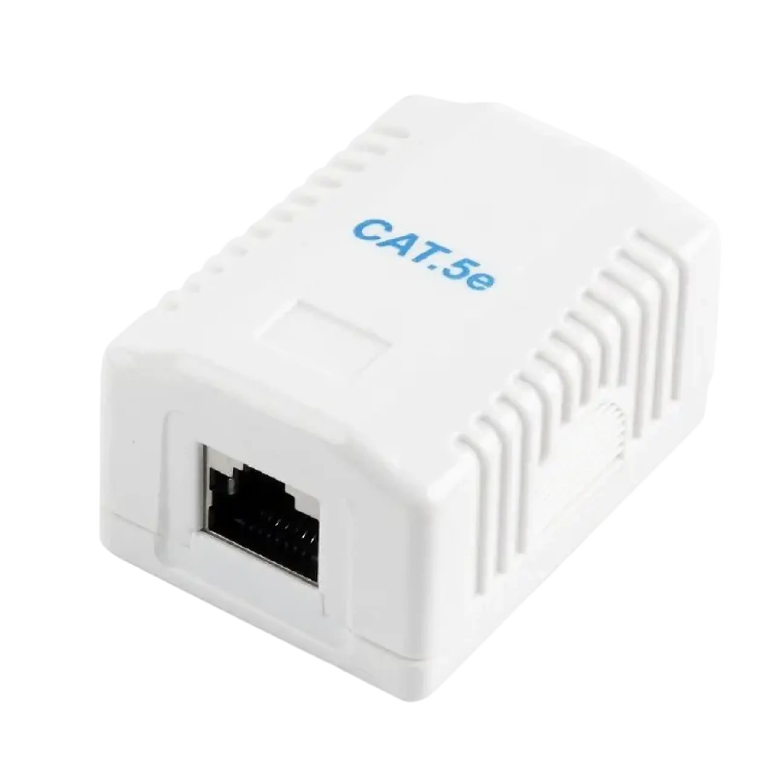 Priză pentru montare pe perete Cablexpert NCAC-1F5E-01, Alb