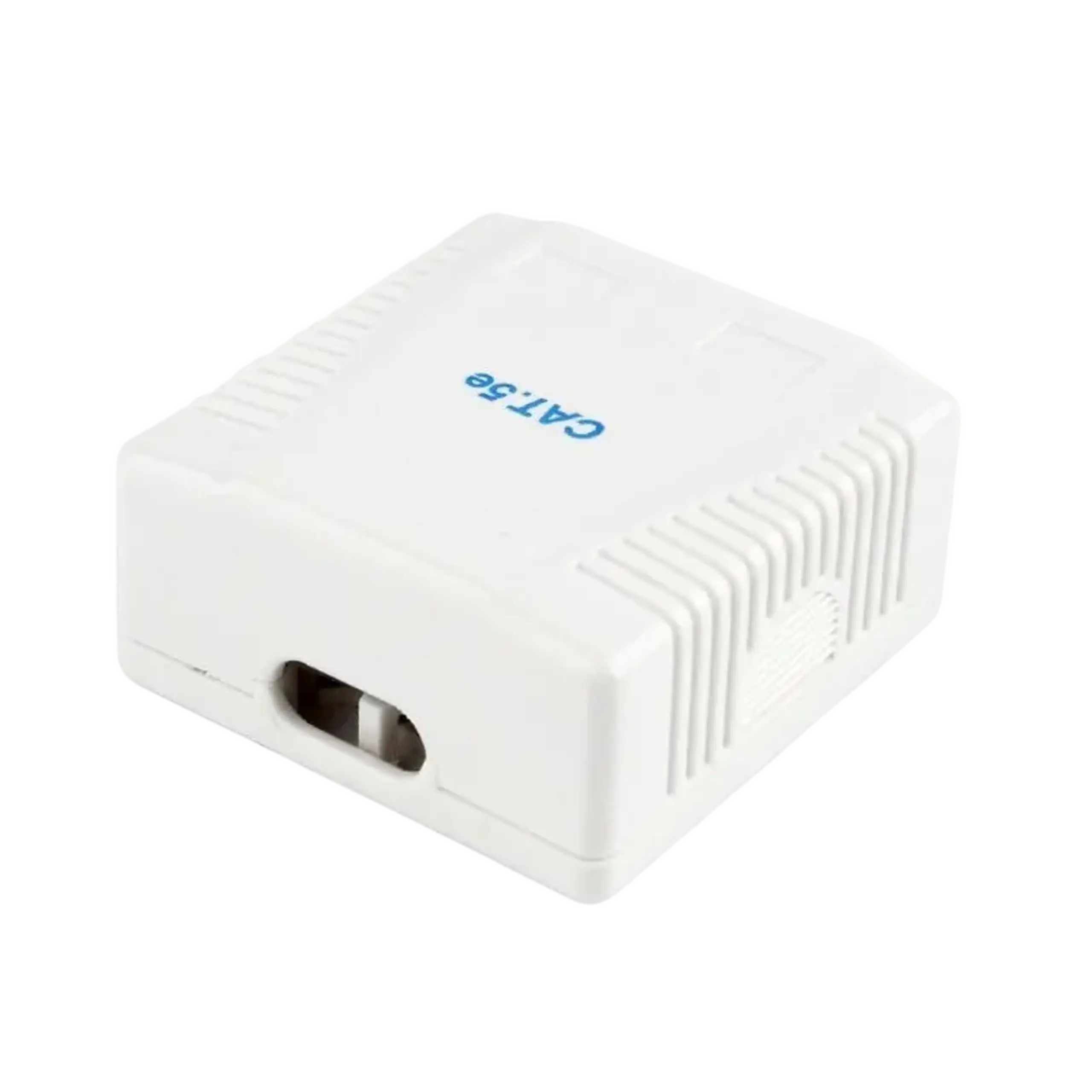 Priză pentru montare pe perete Cablexpert NCAC-2F5E-01, Alb