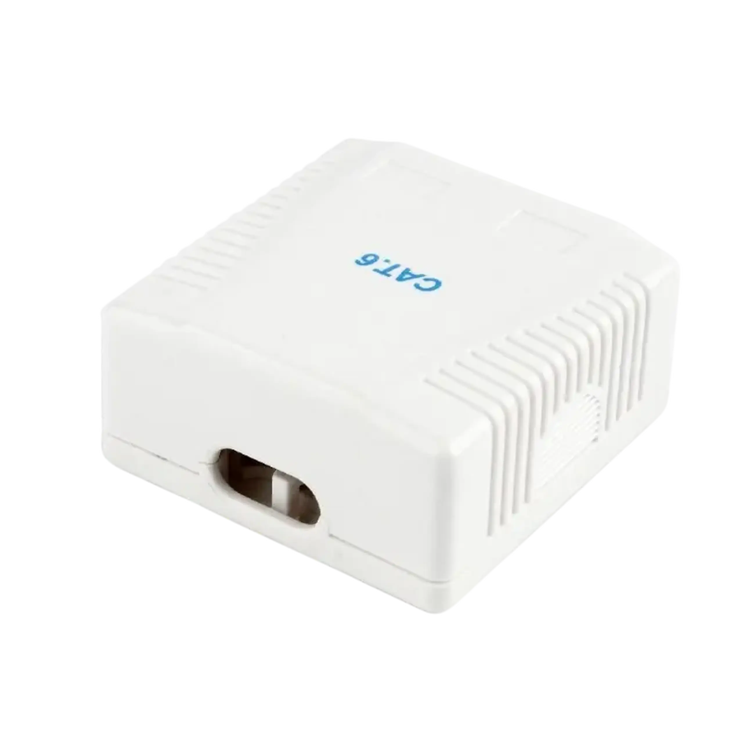 Priză pentru montare pe perete Cablexpert NCAC-2F6-01, Alb